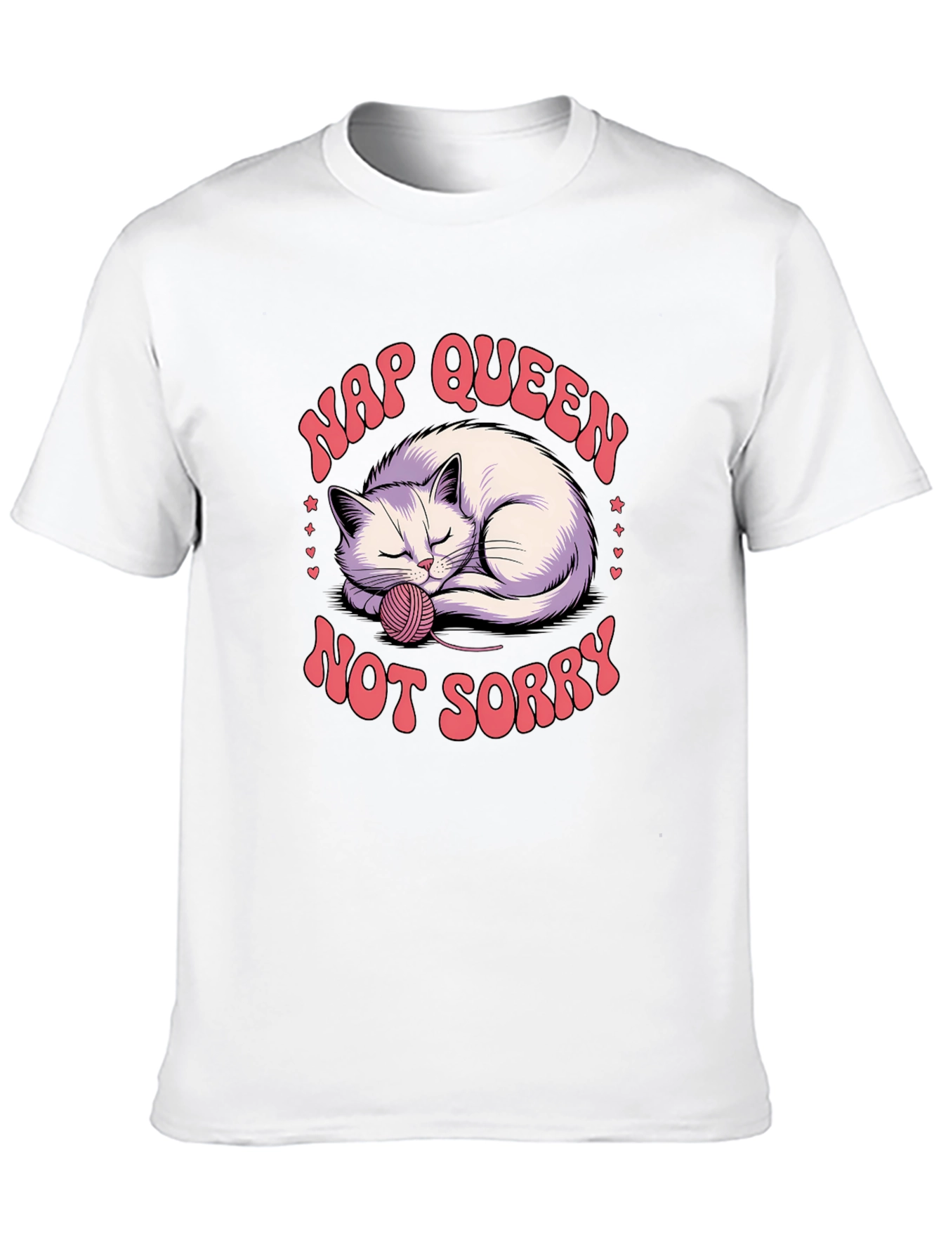 Nap Queen Cat Graphic T-Shirt