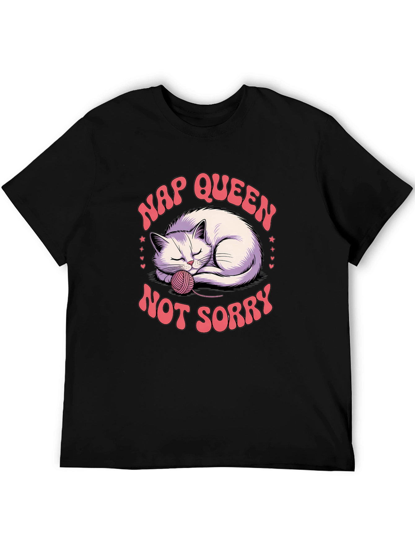 Nap Queen Cat Graphic T-Shirt