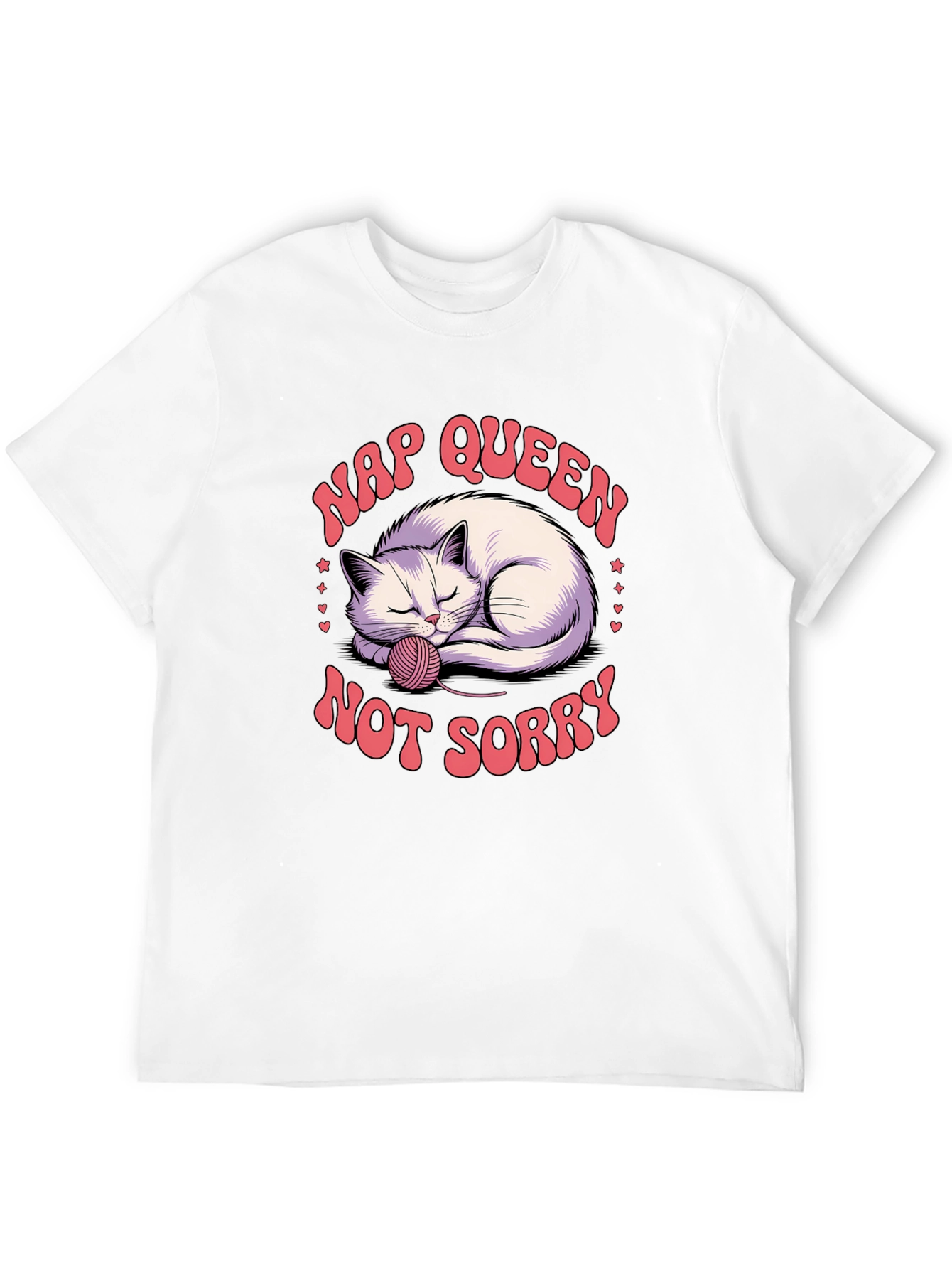 Nap Queen Cat Graphic T-Shirt