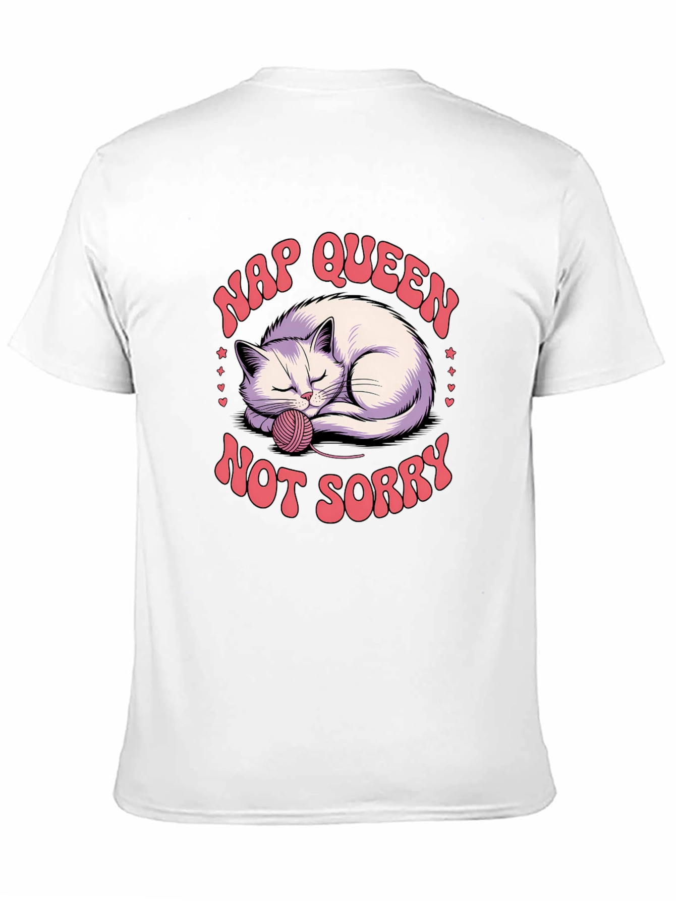 Nap Queen Cat Graphic T-Shirt