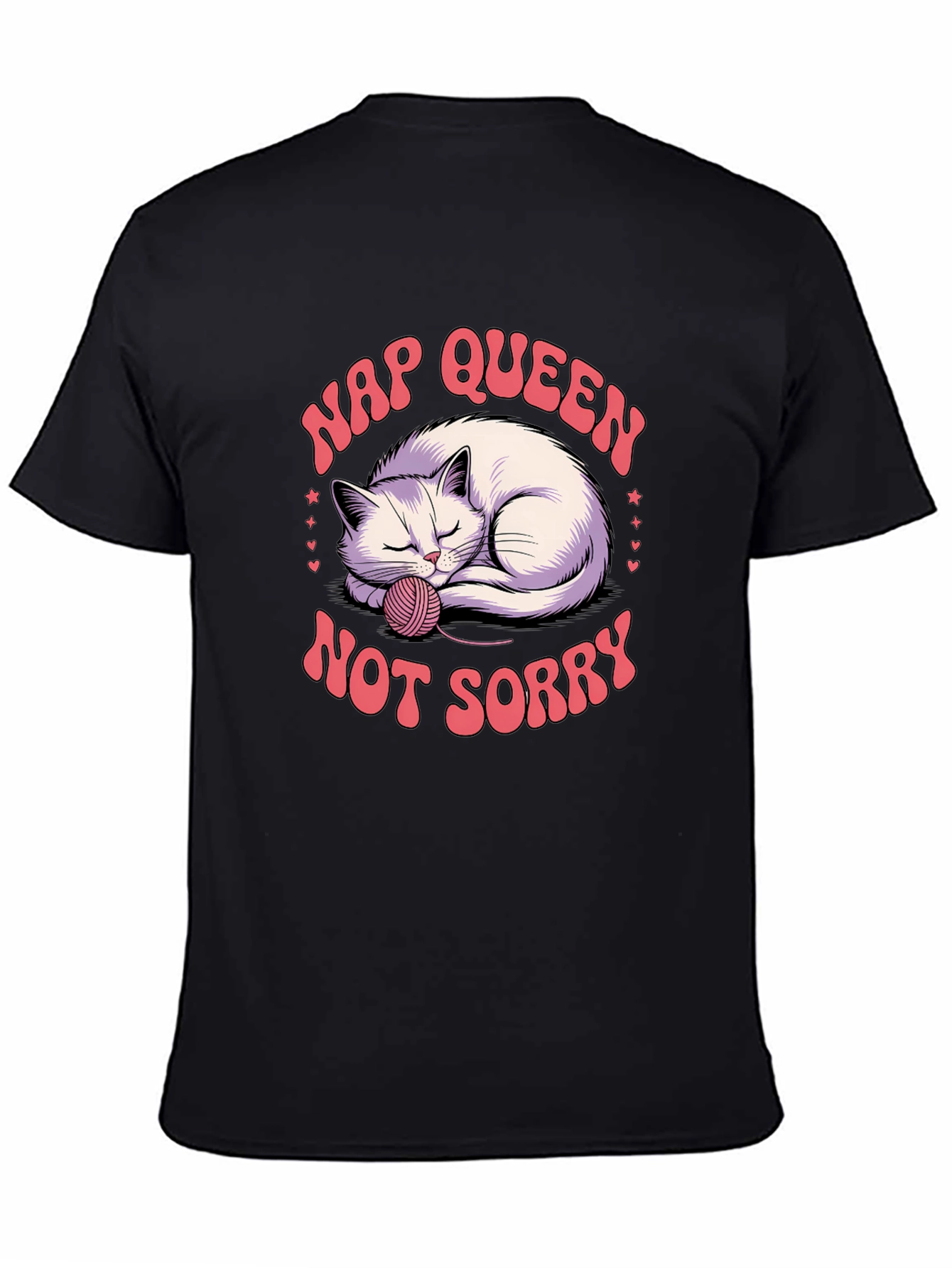 Nap Queen Cat Graphic T-Shirt