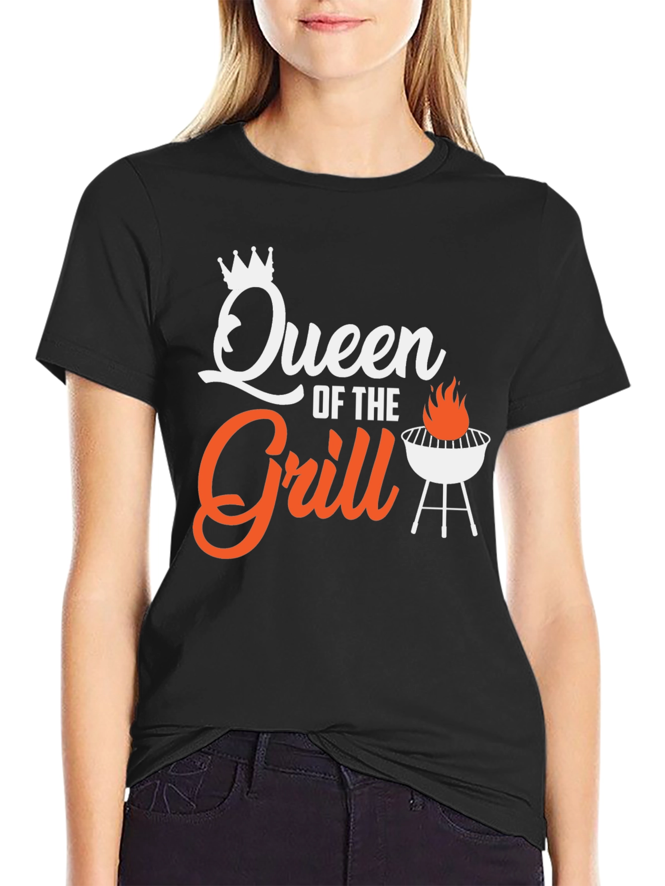 Queen of the Grill Graphic Tee - BBQ T-Shirt
