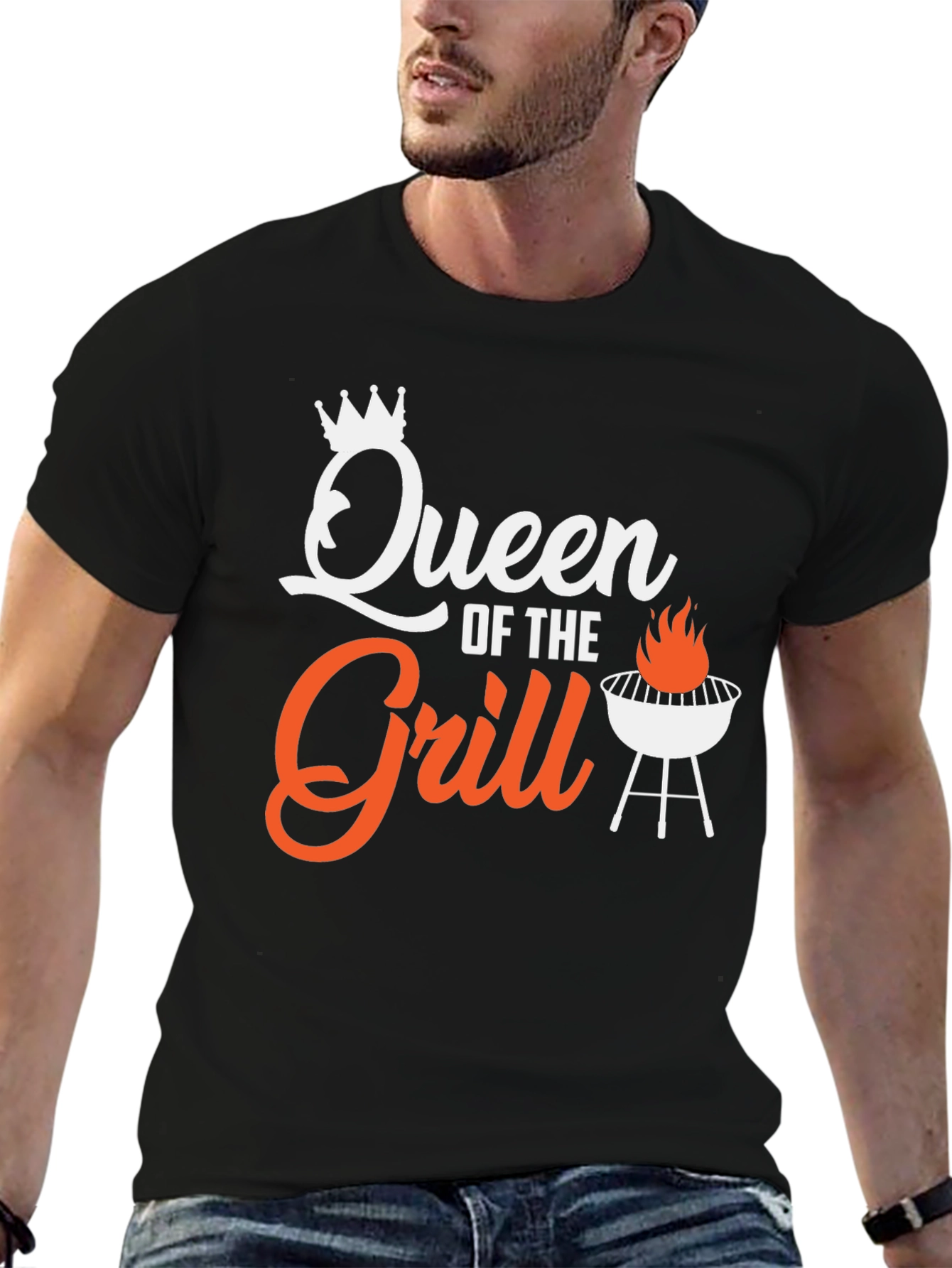Queen of the Grill Graphic Tee - BBQ T-Shirt