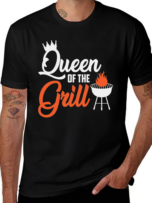 Queen of the Grill Graphic Tee - BBQ T-Shirt