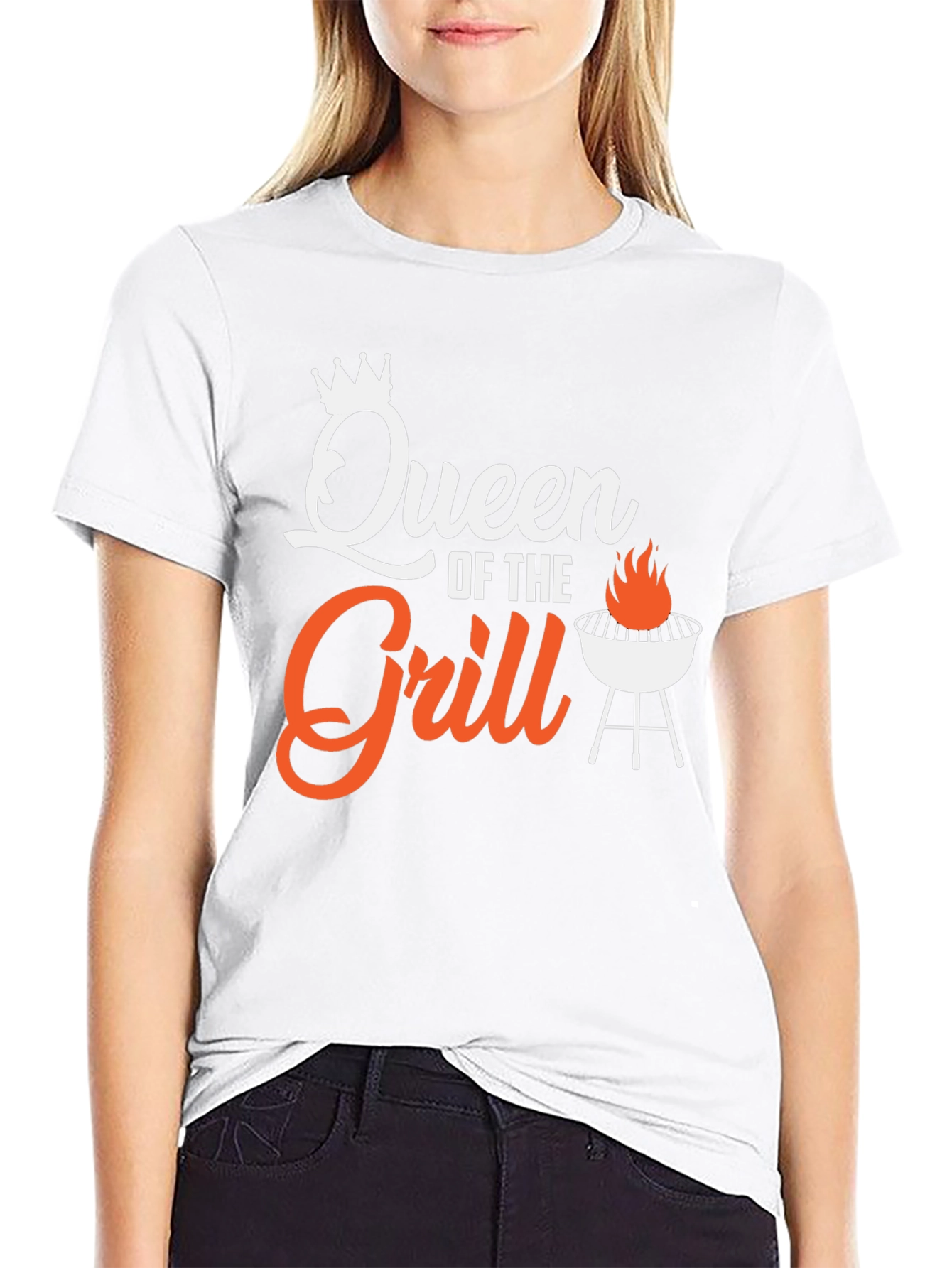 Queen of the Grill Graphic Tee - BBQ T-Shirt