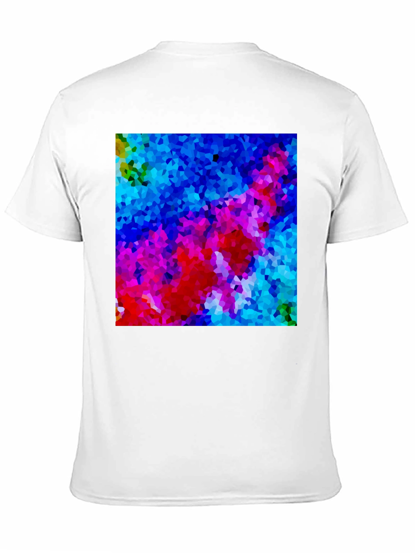 Abstract Mosaic Art Black T-Shirt
