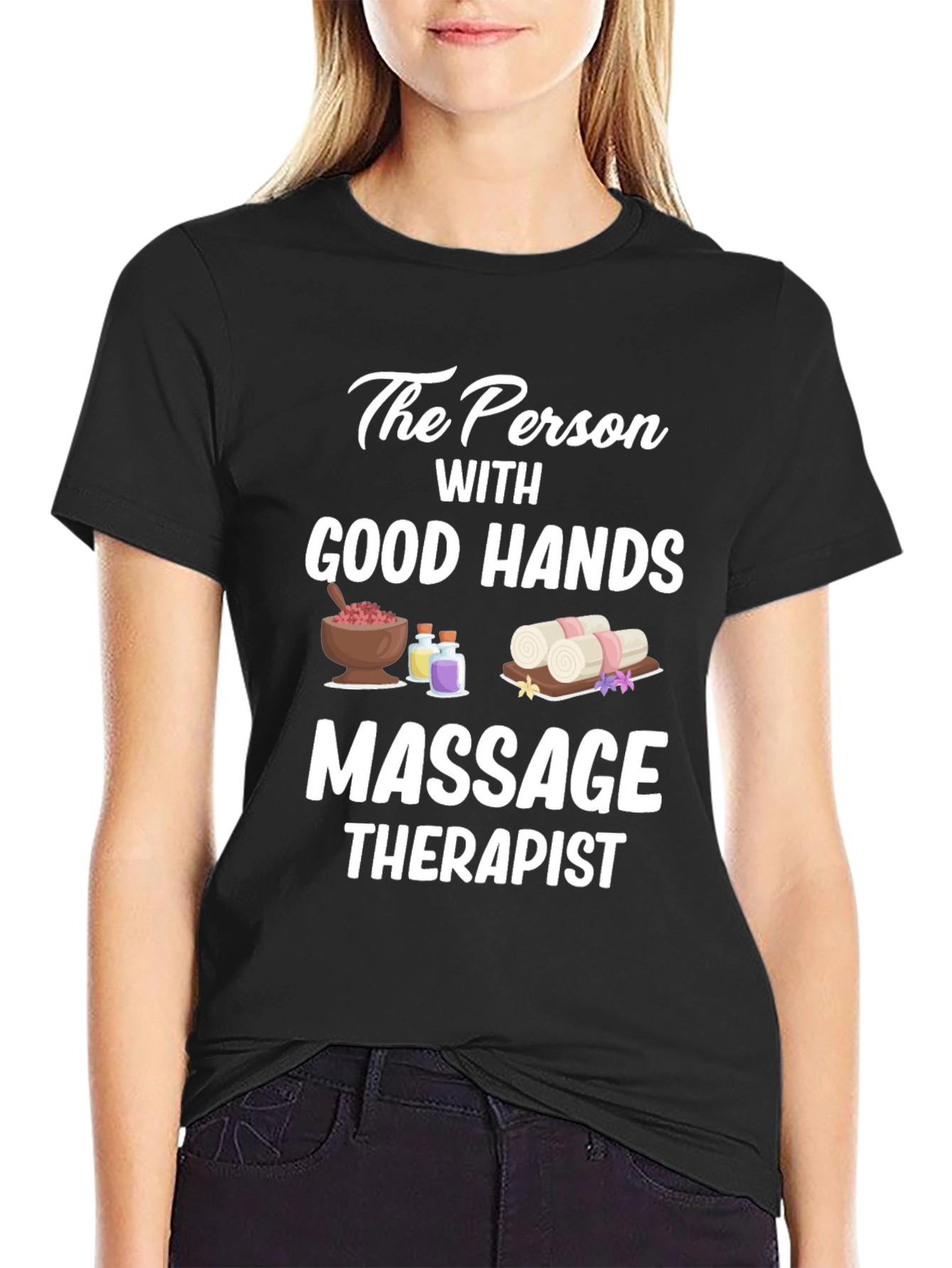 Massage Therapist T-Shirt - Good Hands Gift