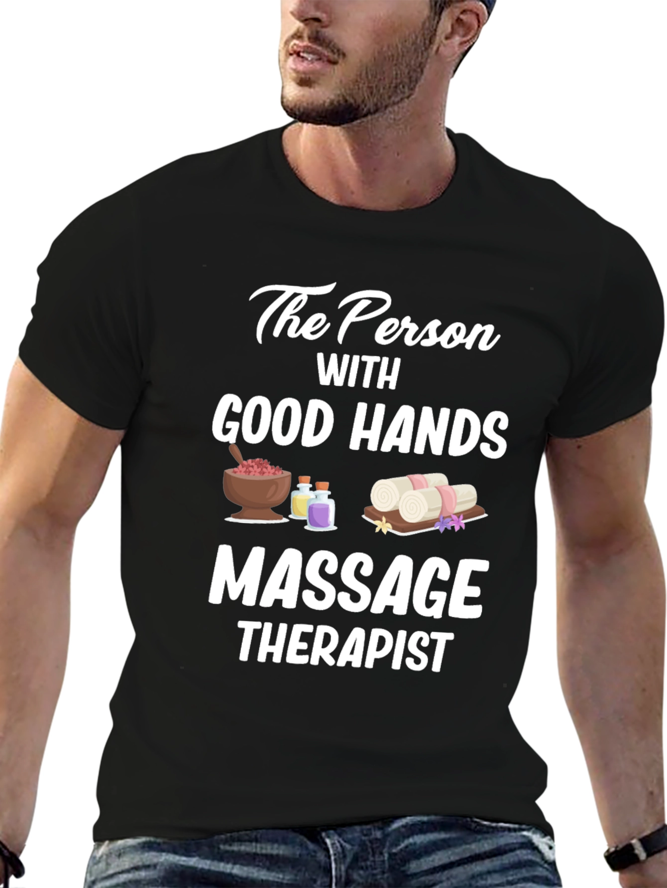 Massage Therapist T-Shirt - Good Hands Gift
