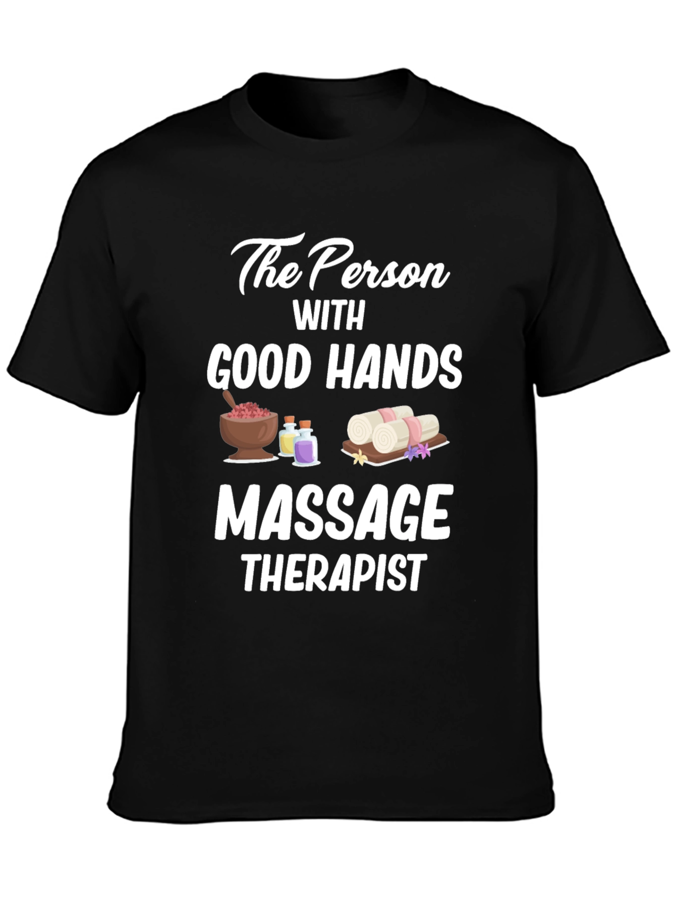 Massage Therapist T-Shirt - Good Hands Gift