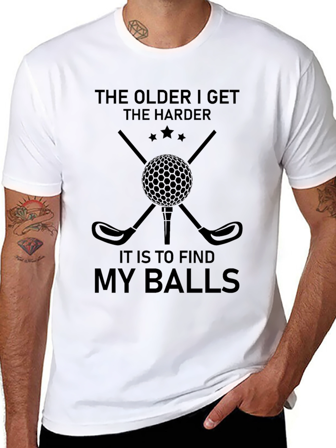Funny Golf T-Shirt: The Older I Get...