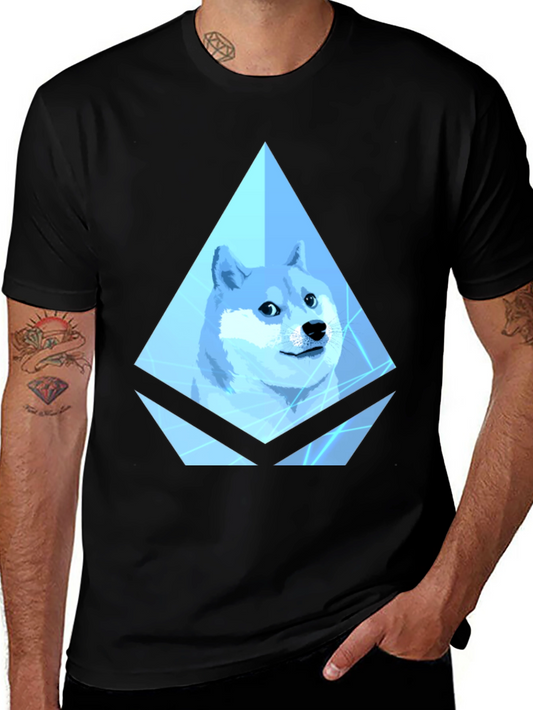 Doge Crypto Black T-Shirt