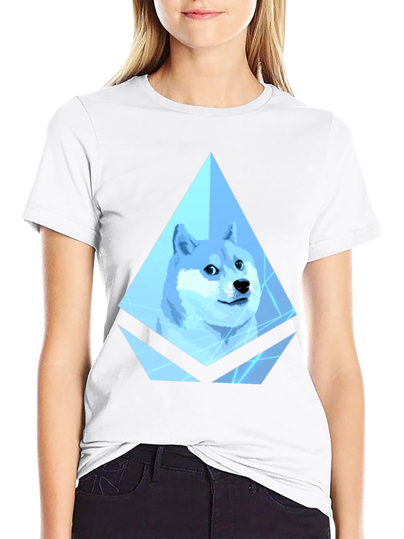 Doge Crypto Black T-Shirt
