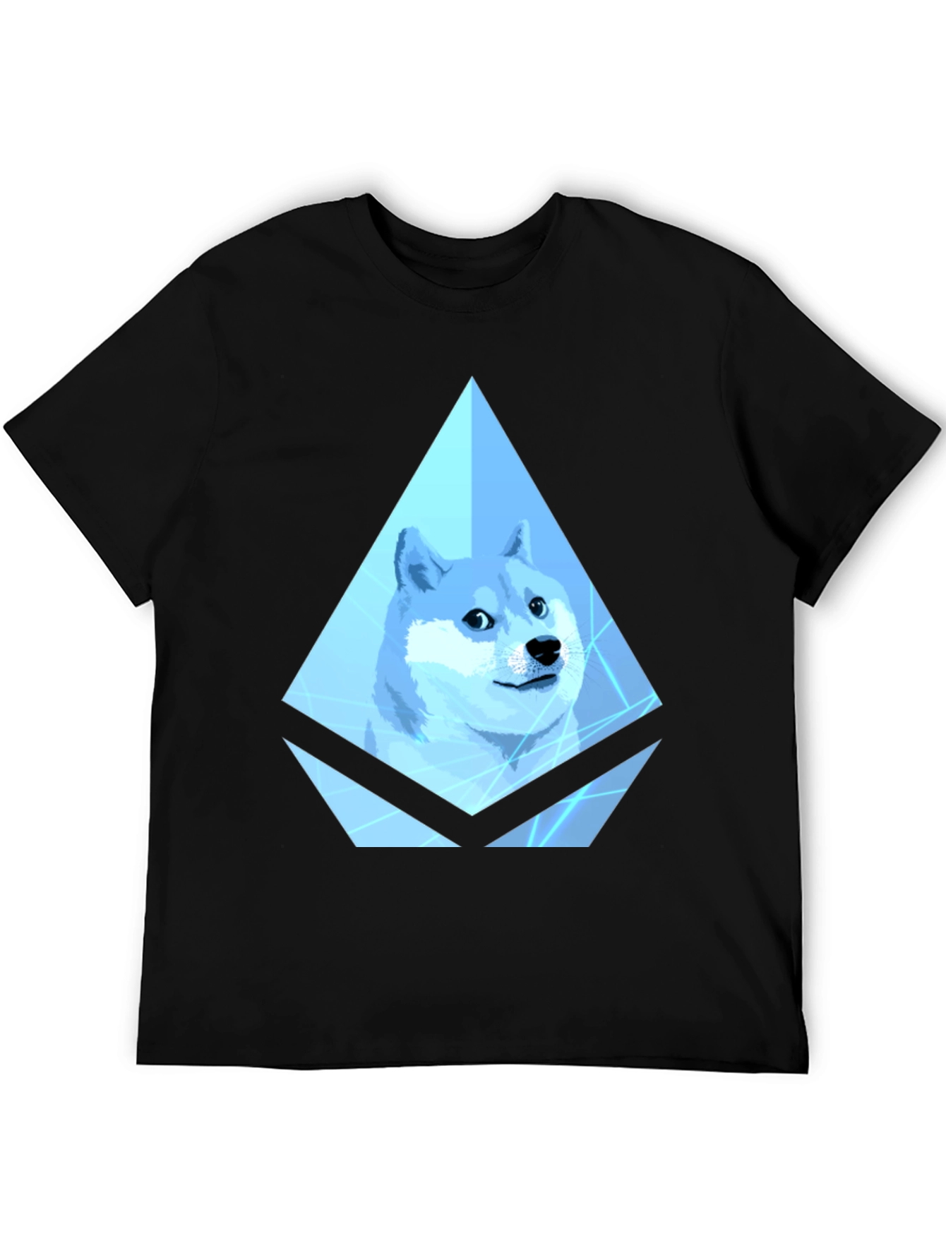 Doge Crypto Black T-Shirt
