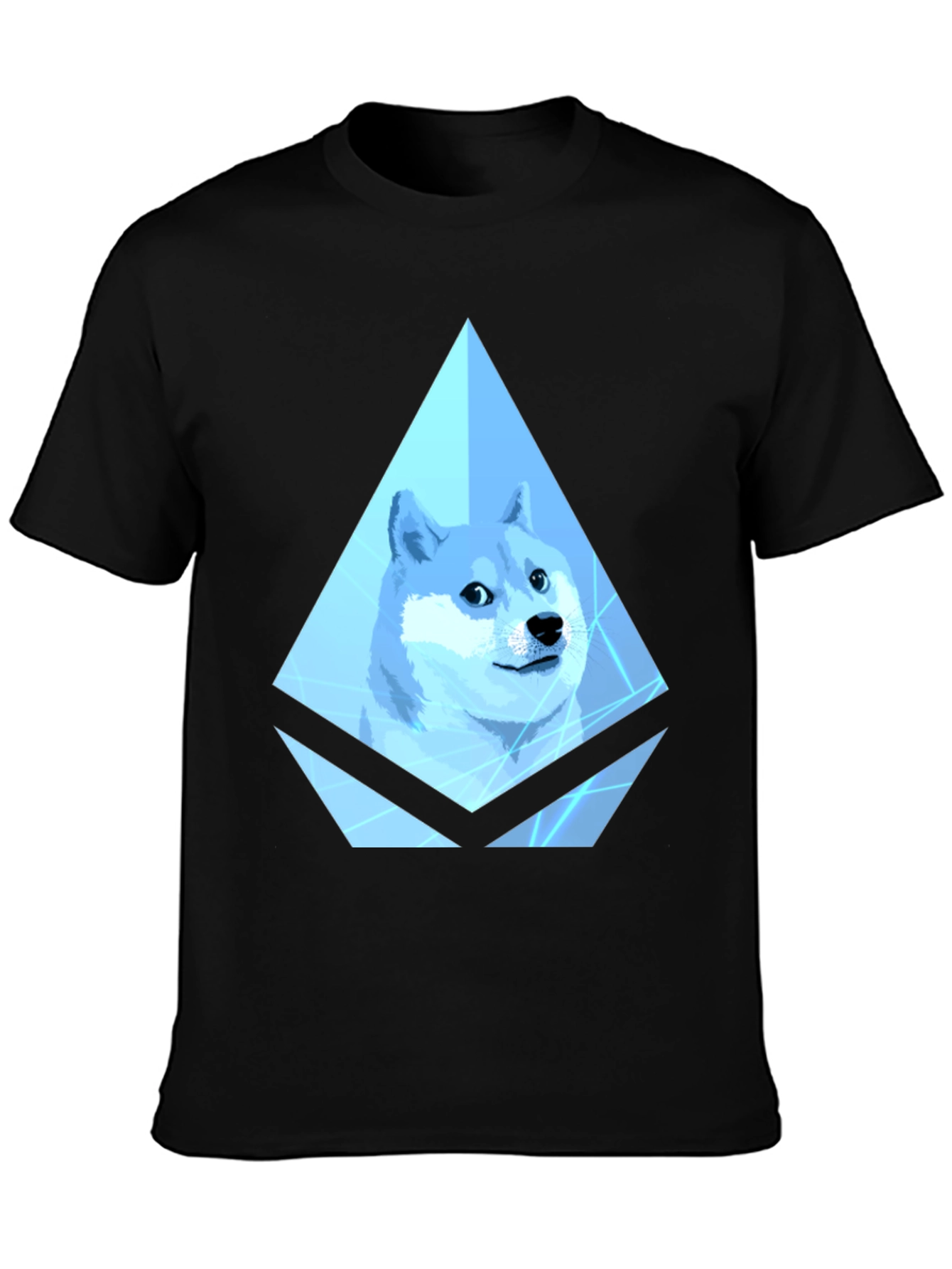 Doge Crypto Black T-Shirt