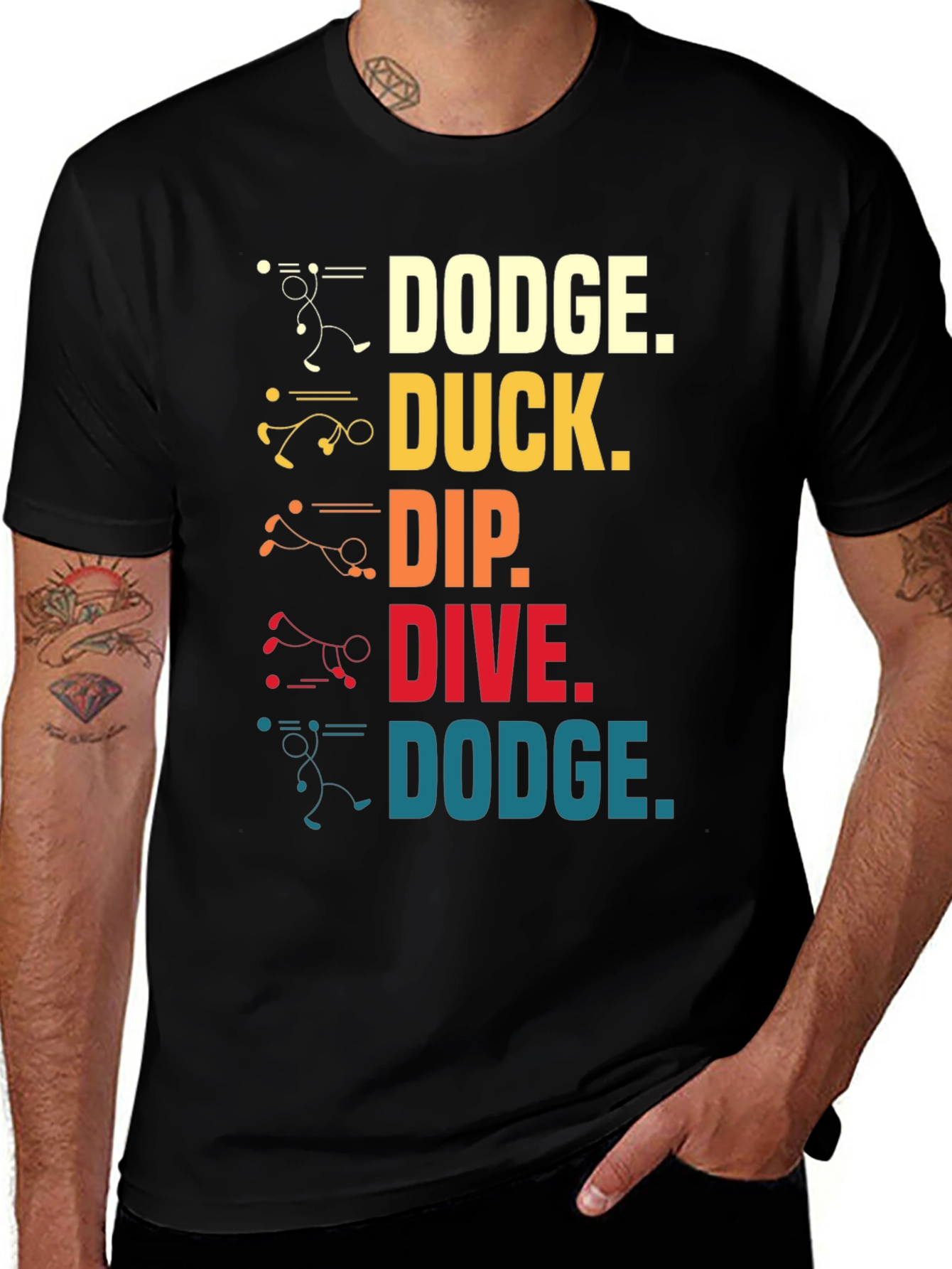 Dodge Duck Dip Dive Dodge Graphic Tee