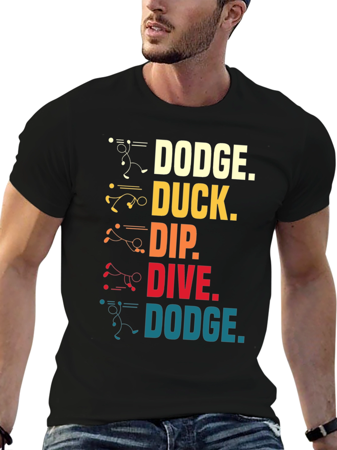 Dodge Duck Dip Dive Dodge Graphic Tee
