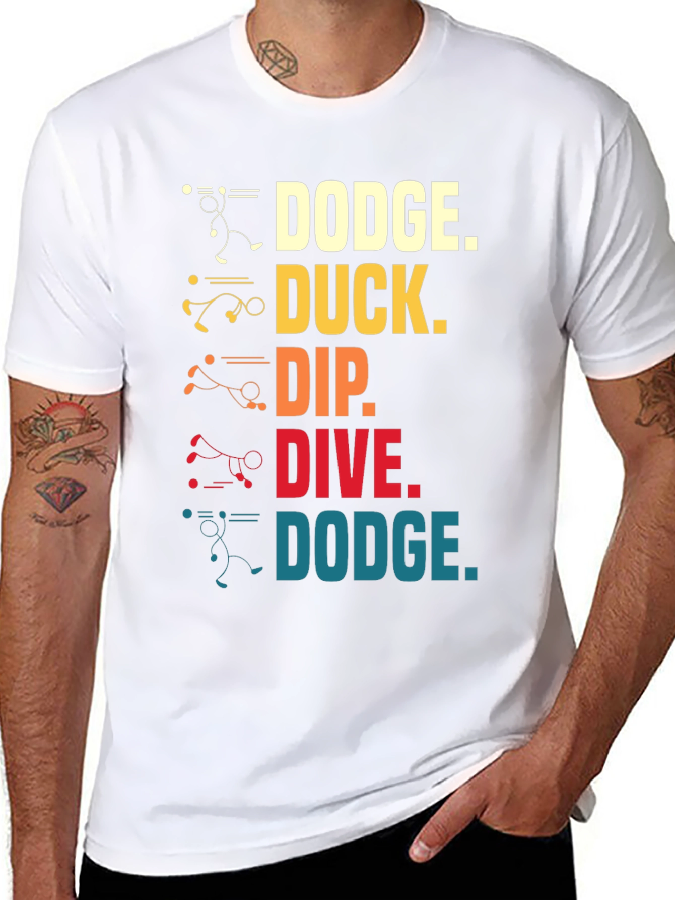 Dodge Duck Dip Dive Dodge Graphic Tee