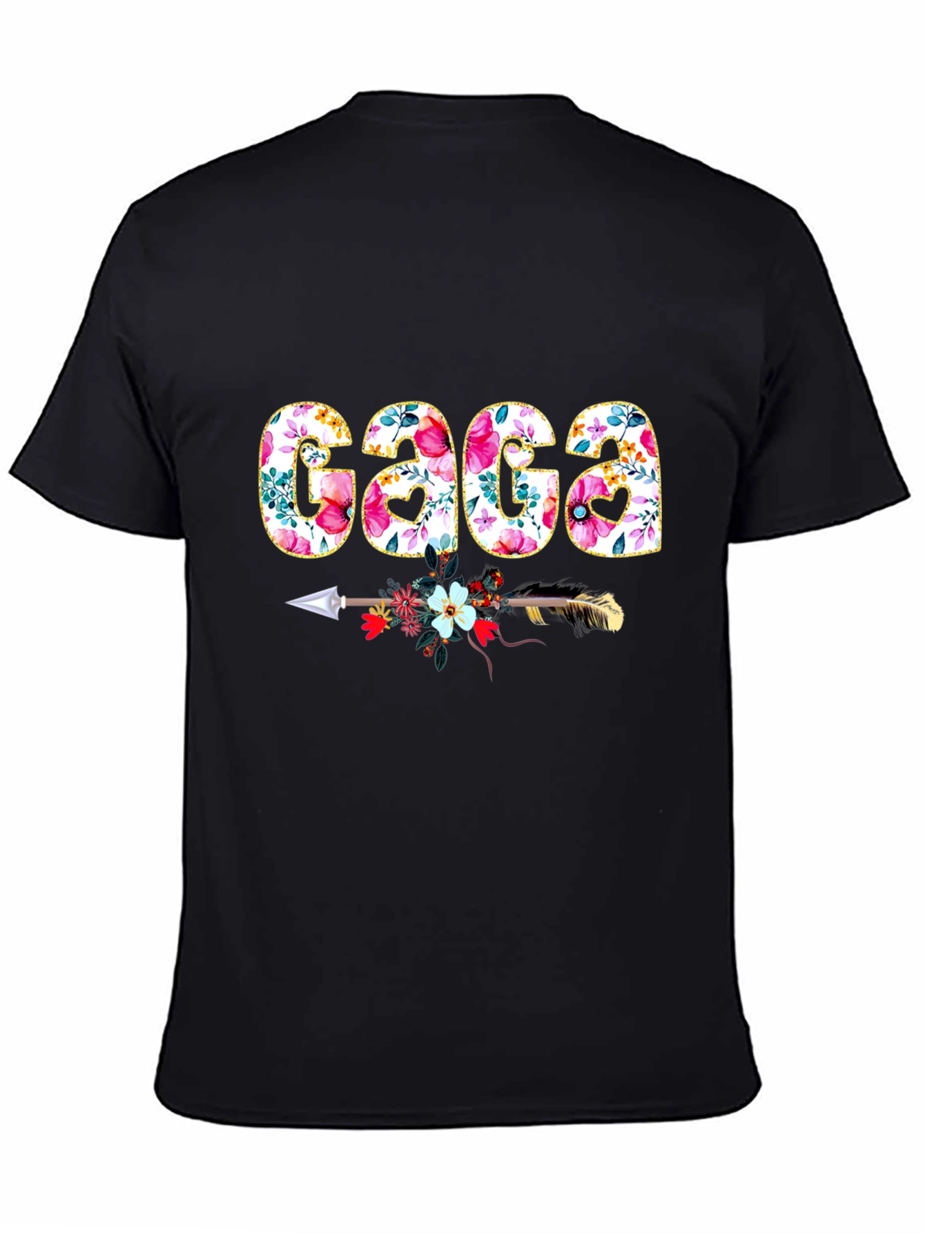 Floral GAGA Arrow T-Shirt