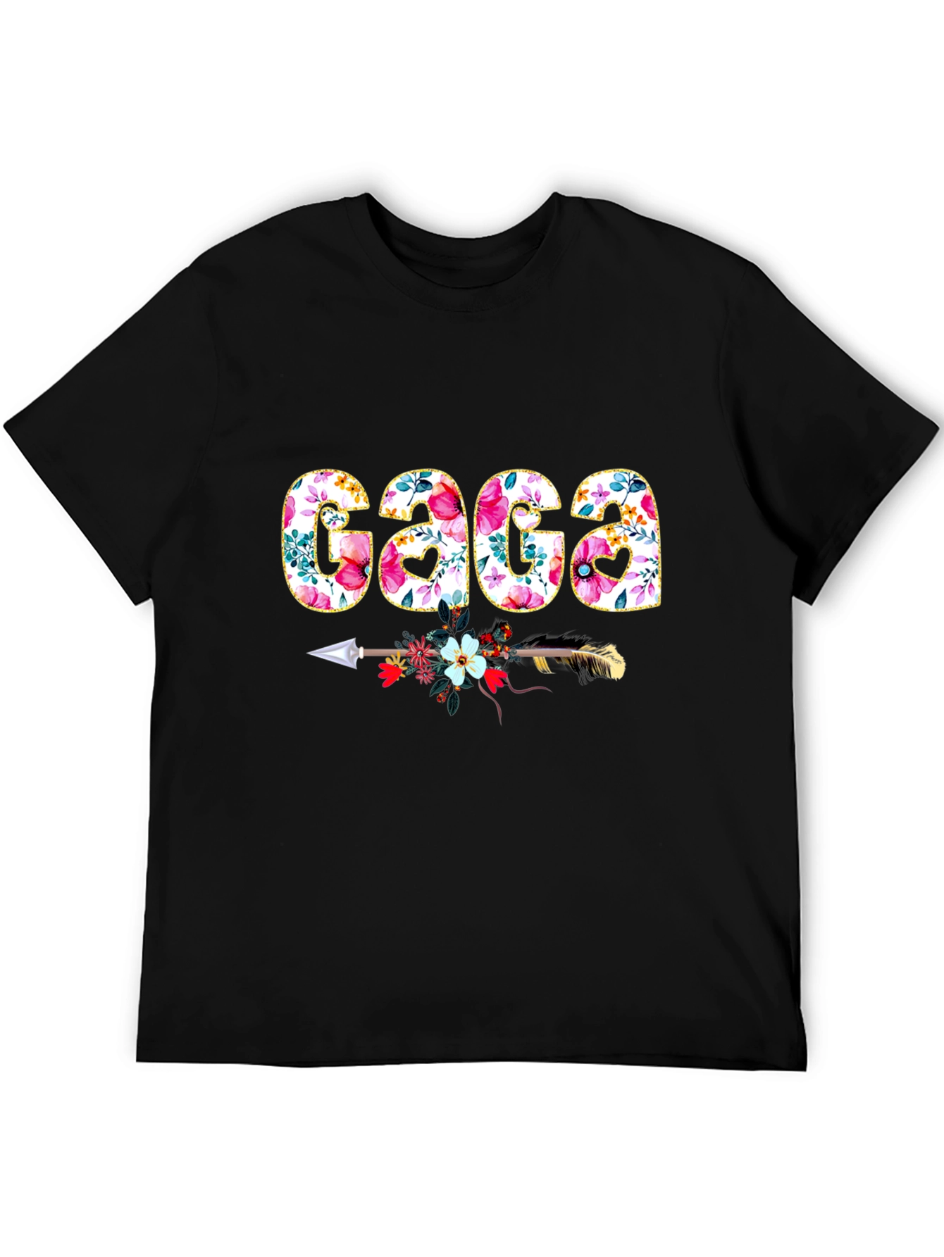 Floral GAGA Arrow T-Shirt