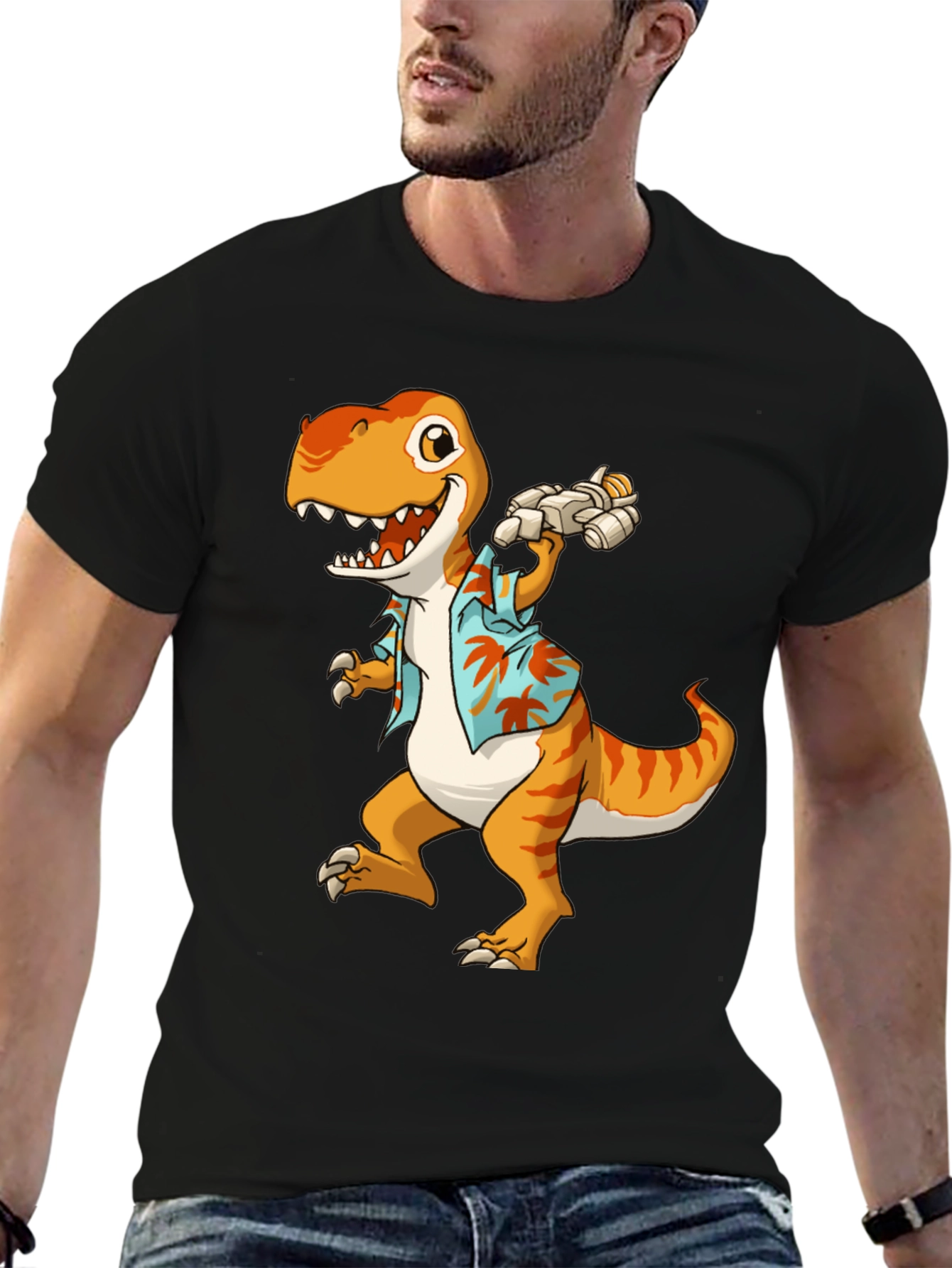 Dino Hawaiian T-Shirt