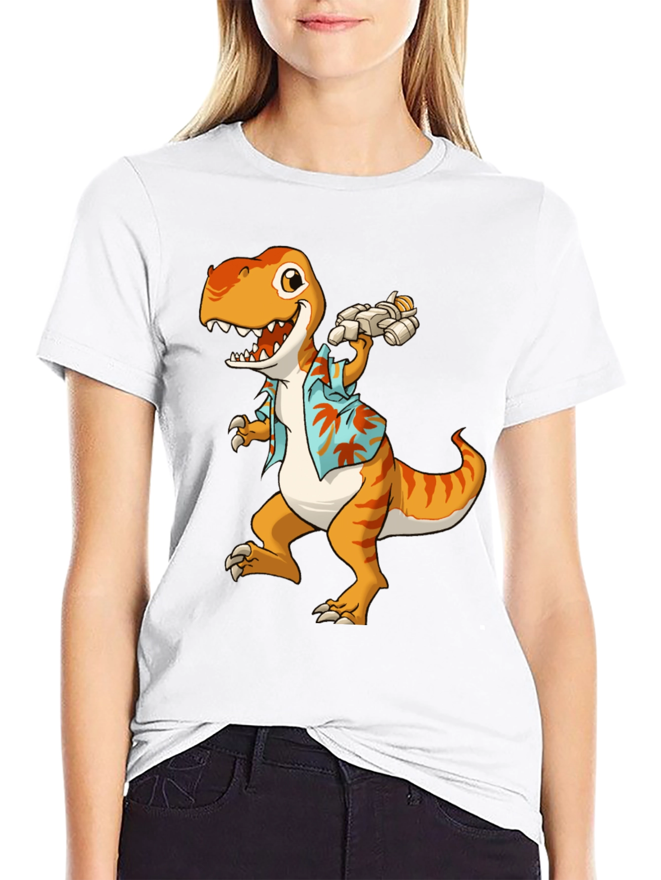 Dino Hawaiian T-Shirt