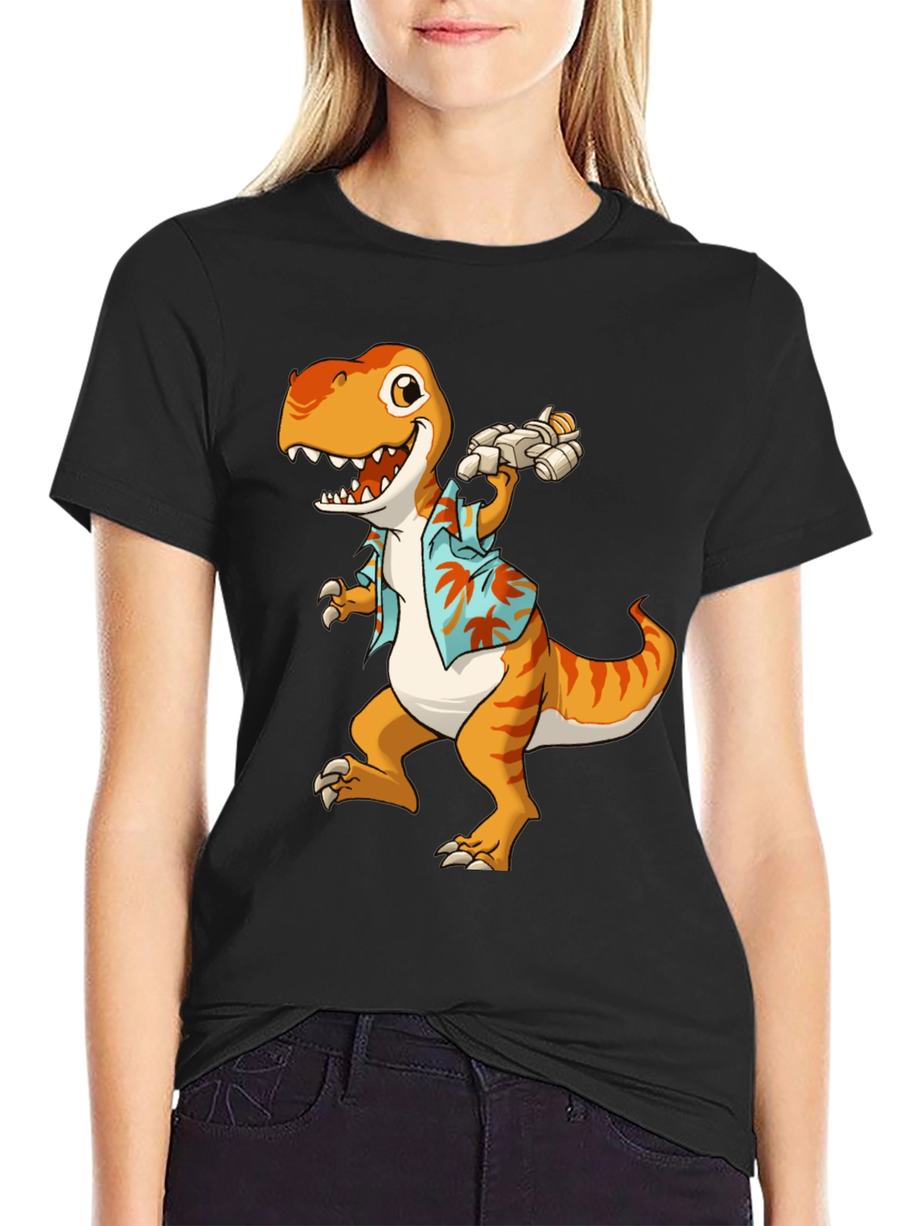 Dino Hawaiian T-Shirt