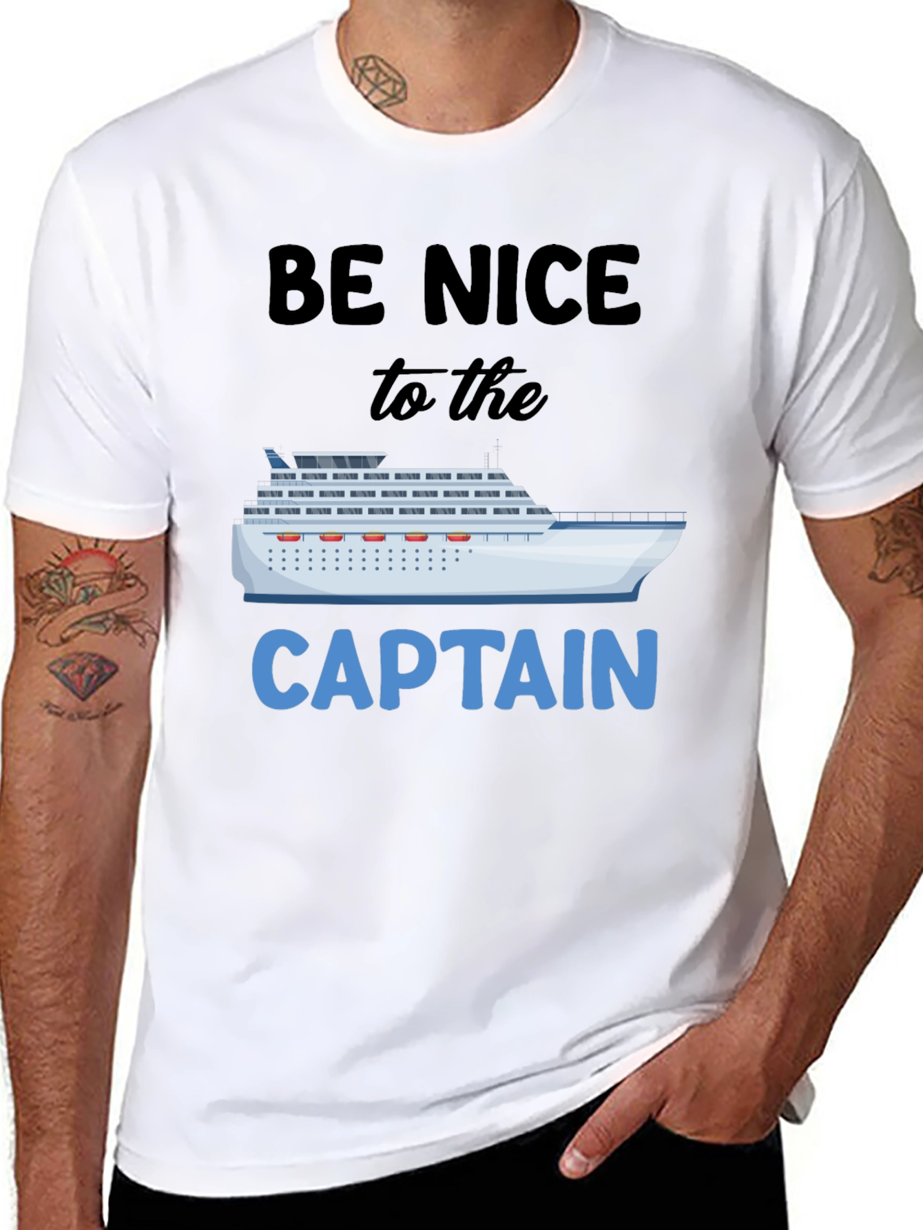 Be Nice To The Captain T-Shirt