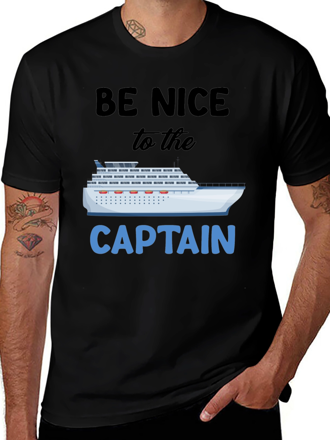 Be Nice To The Captain T-Shirt