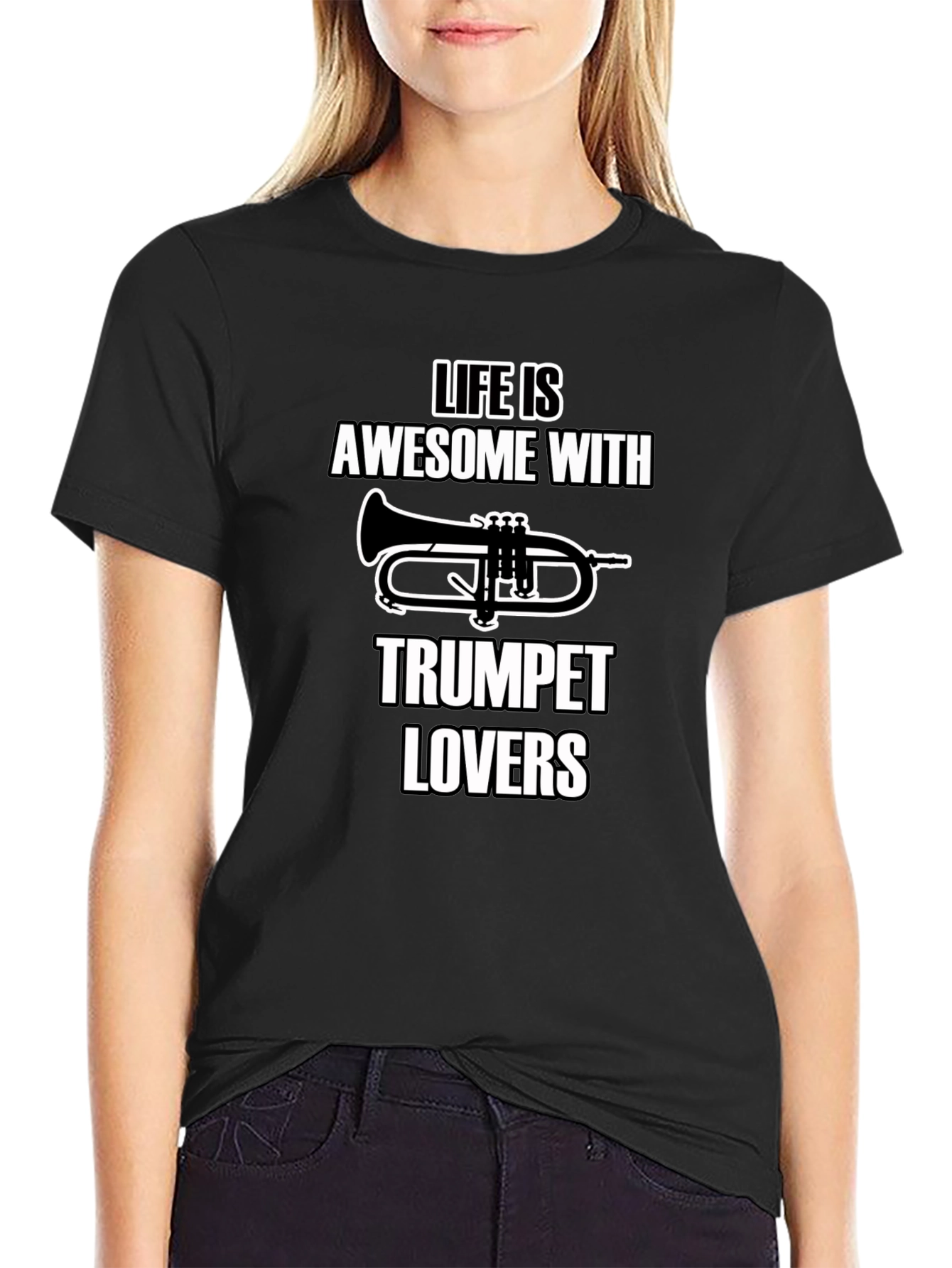Awesome Trumpet Lovers Graphic Tee