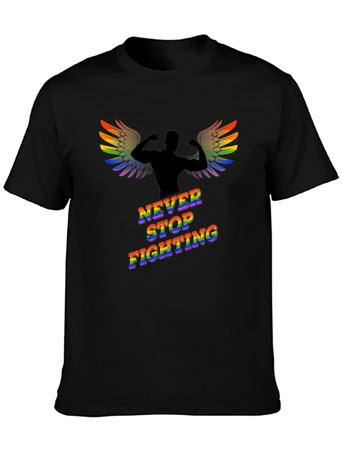 Never Stop Fighting Graphic Tee