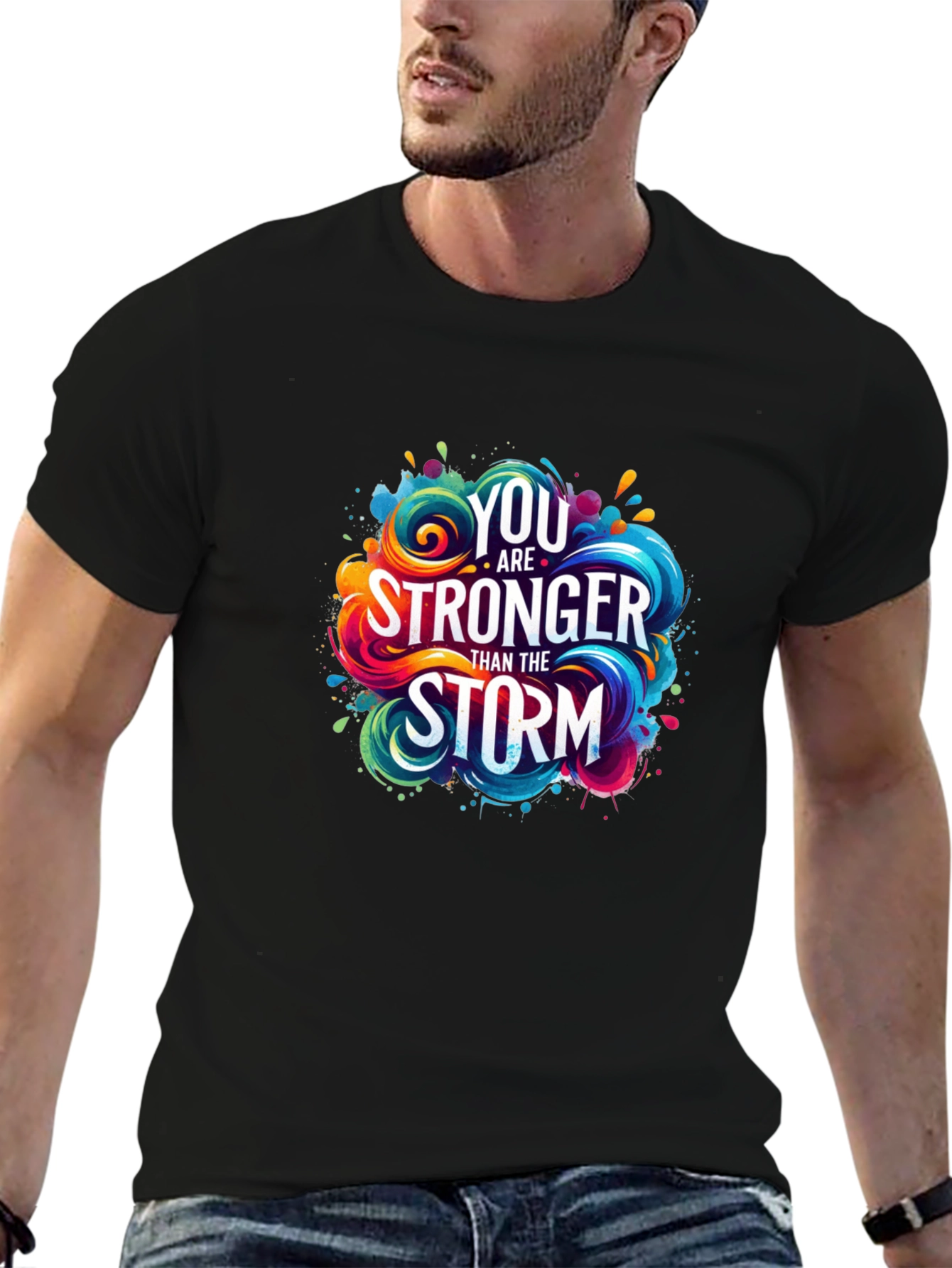 Stronger Than The Storm Graphic Tee