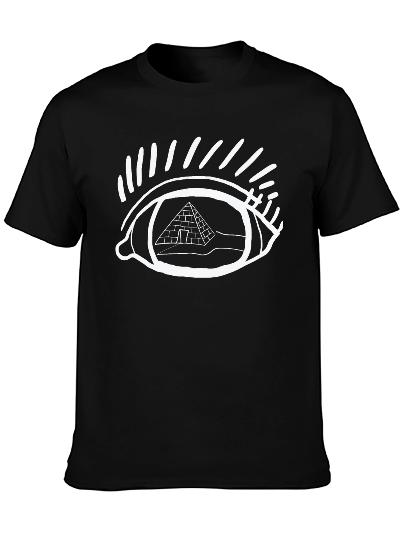 Eye of Pyramid Graphic T-Shirt - Black