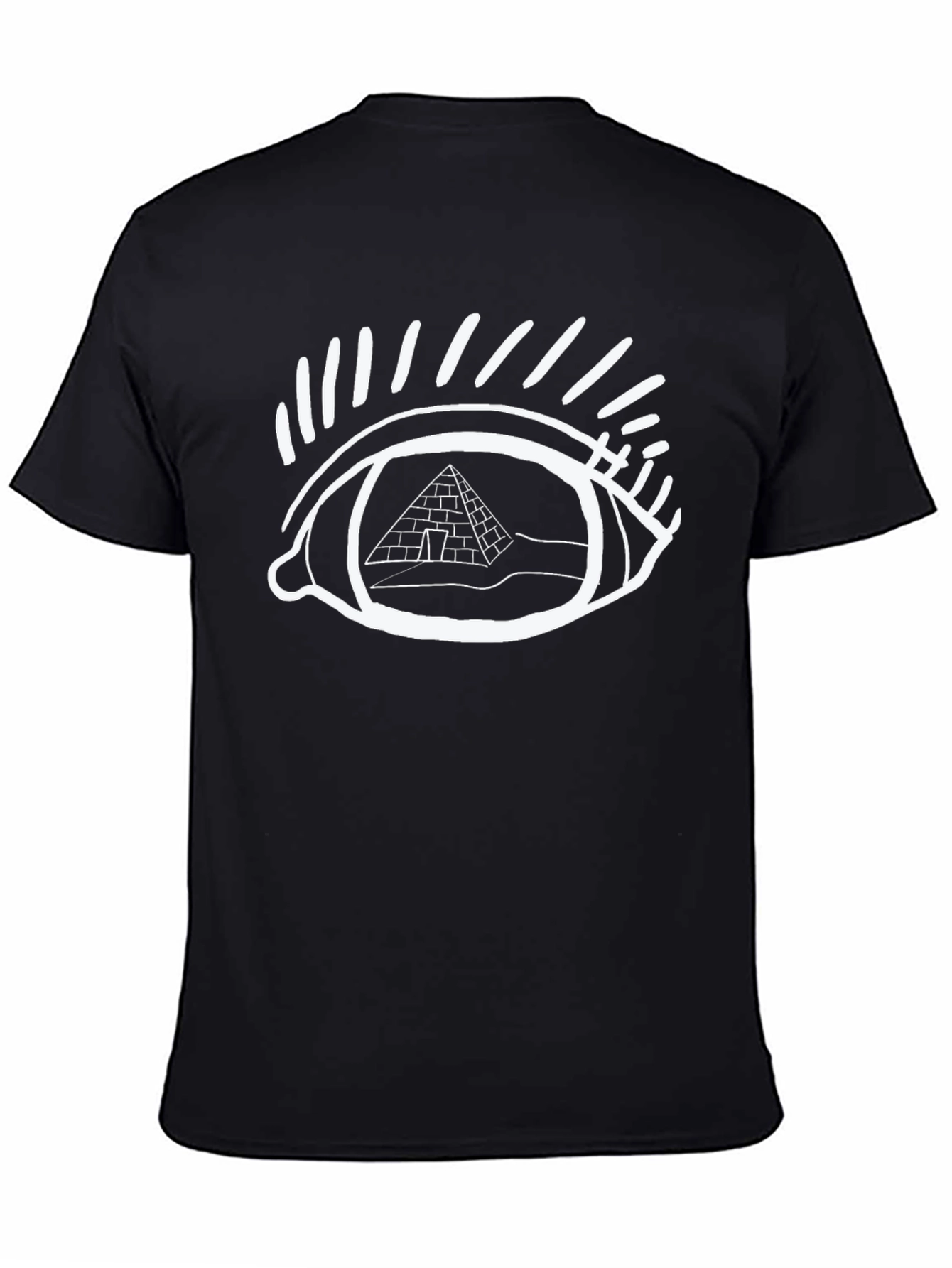 Eye of Pyramid Graphic T-Shirt - Black