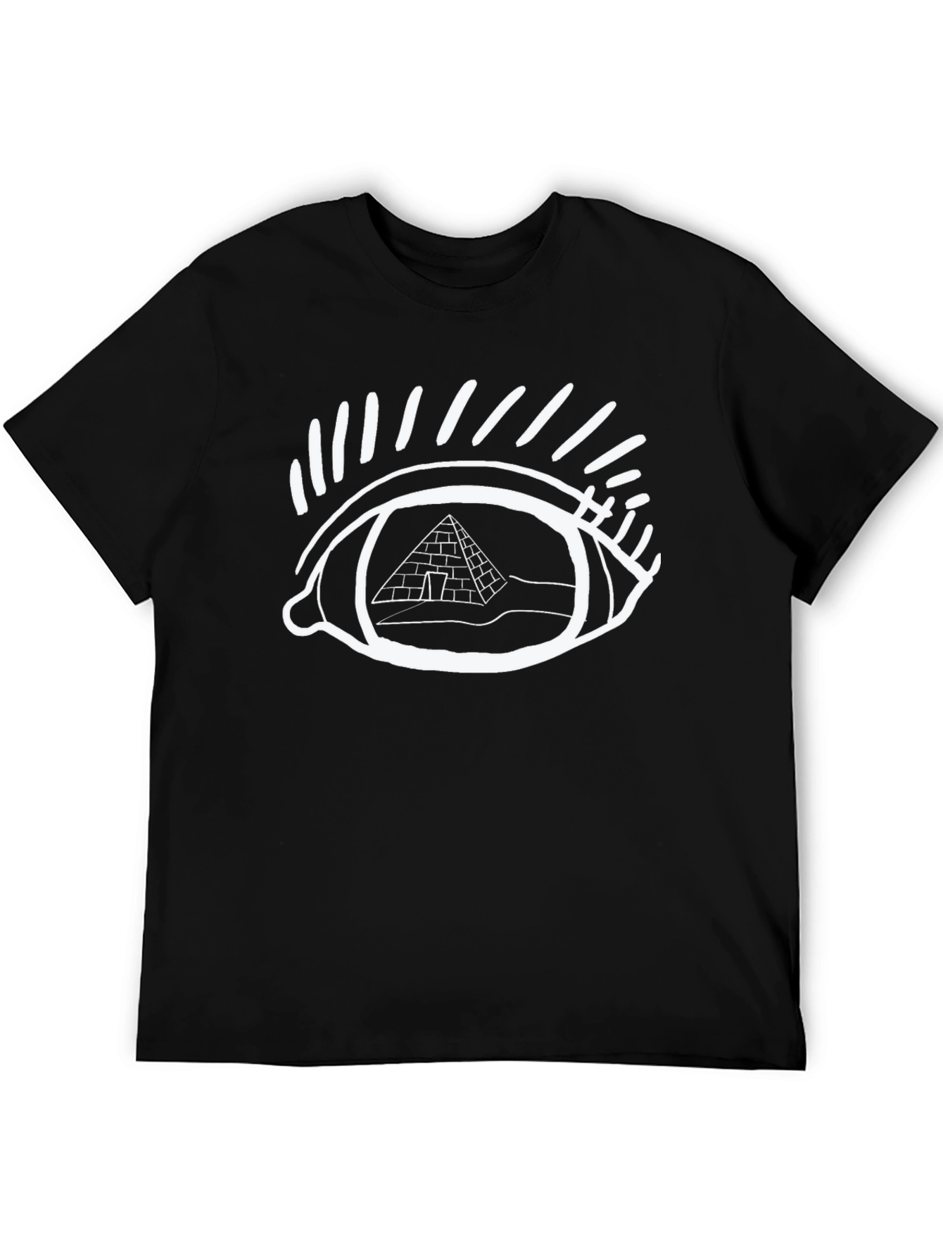 Eye of Pyramid Graphic T-Shirt - Black