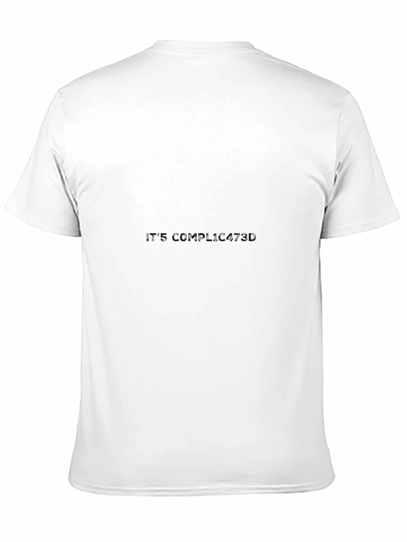 Its Complicated Black Graphic Tee
