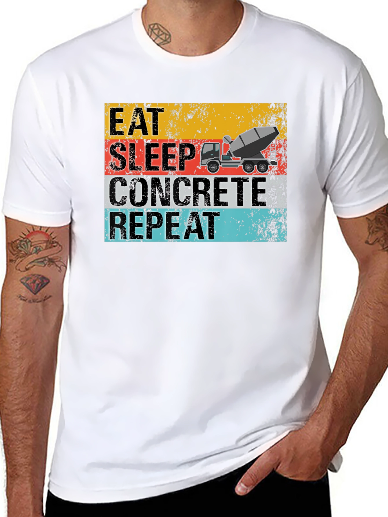 Eat Sleep Concrete Repeat T-Shirt