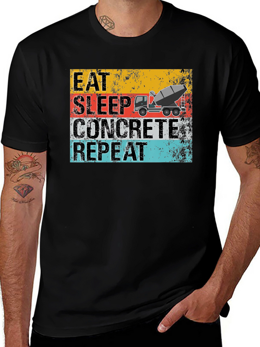 Eat Sleep Concrete Repeat T-Shirt
