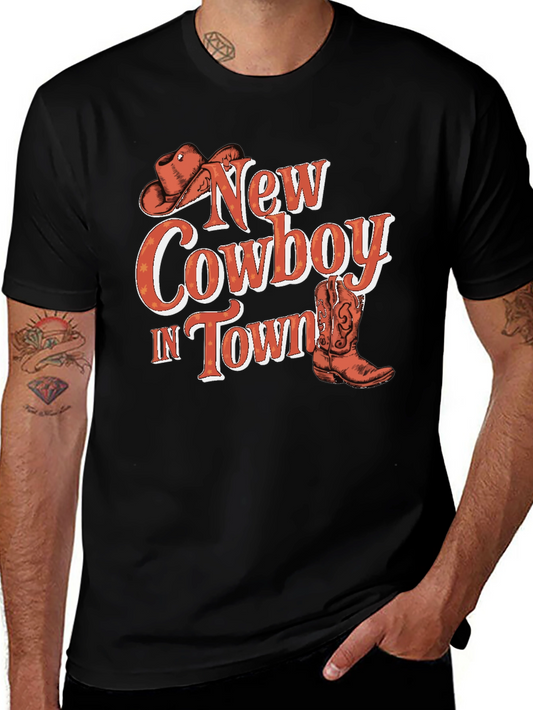 New Cowboy in Town Graphic T-Shirt