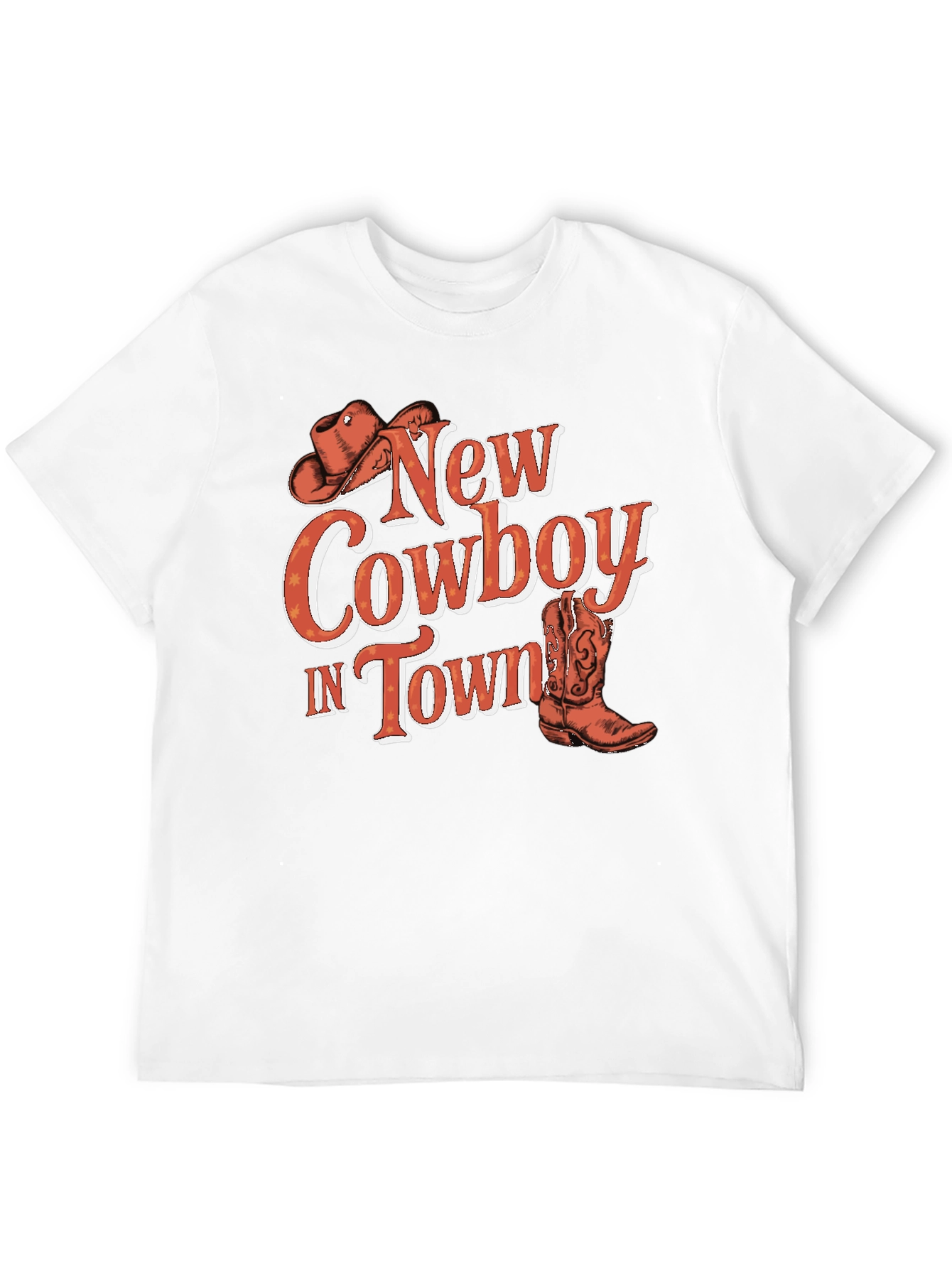 New Cowboy in Town Graphic T-Shirt