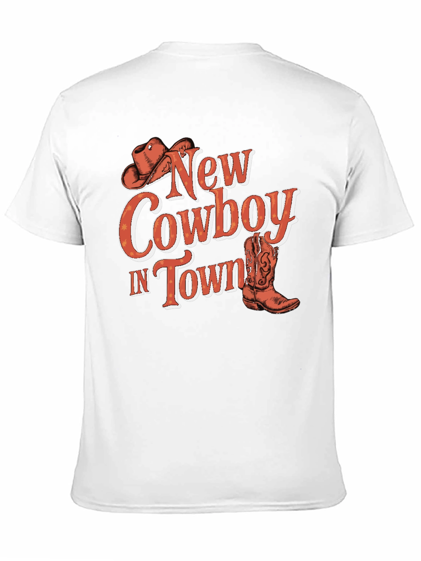 New Cowboy in Town Graphic T-Shirt