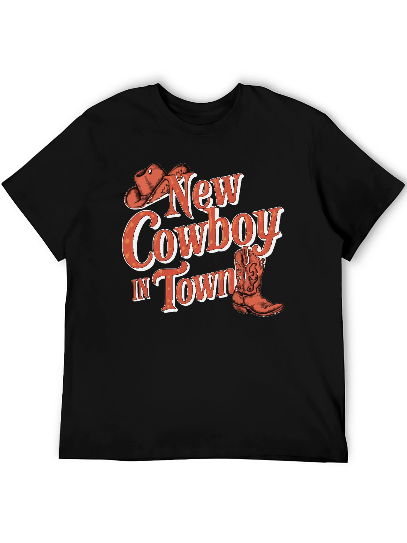 New Cowboy in Town Graphic T-Shirt