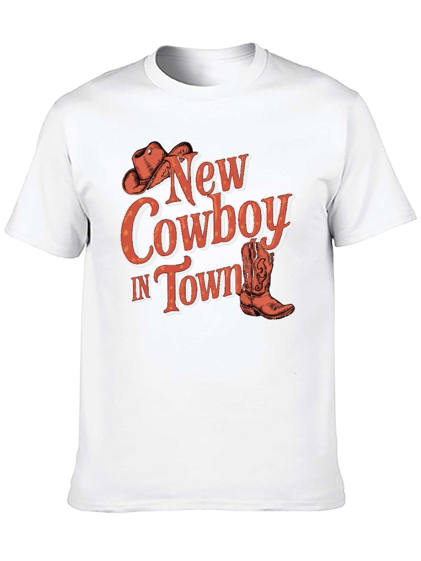 New Cowboy in Town Graphic T-Shirt