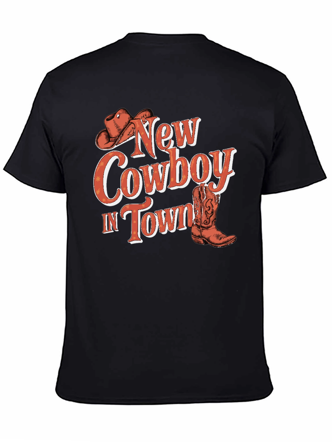 New Cowboy in Town Graphic T-Shirt