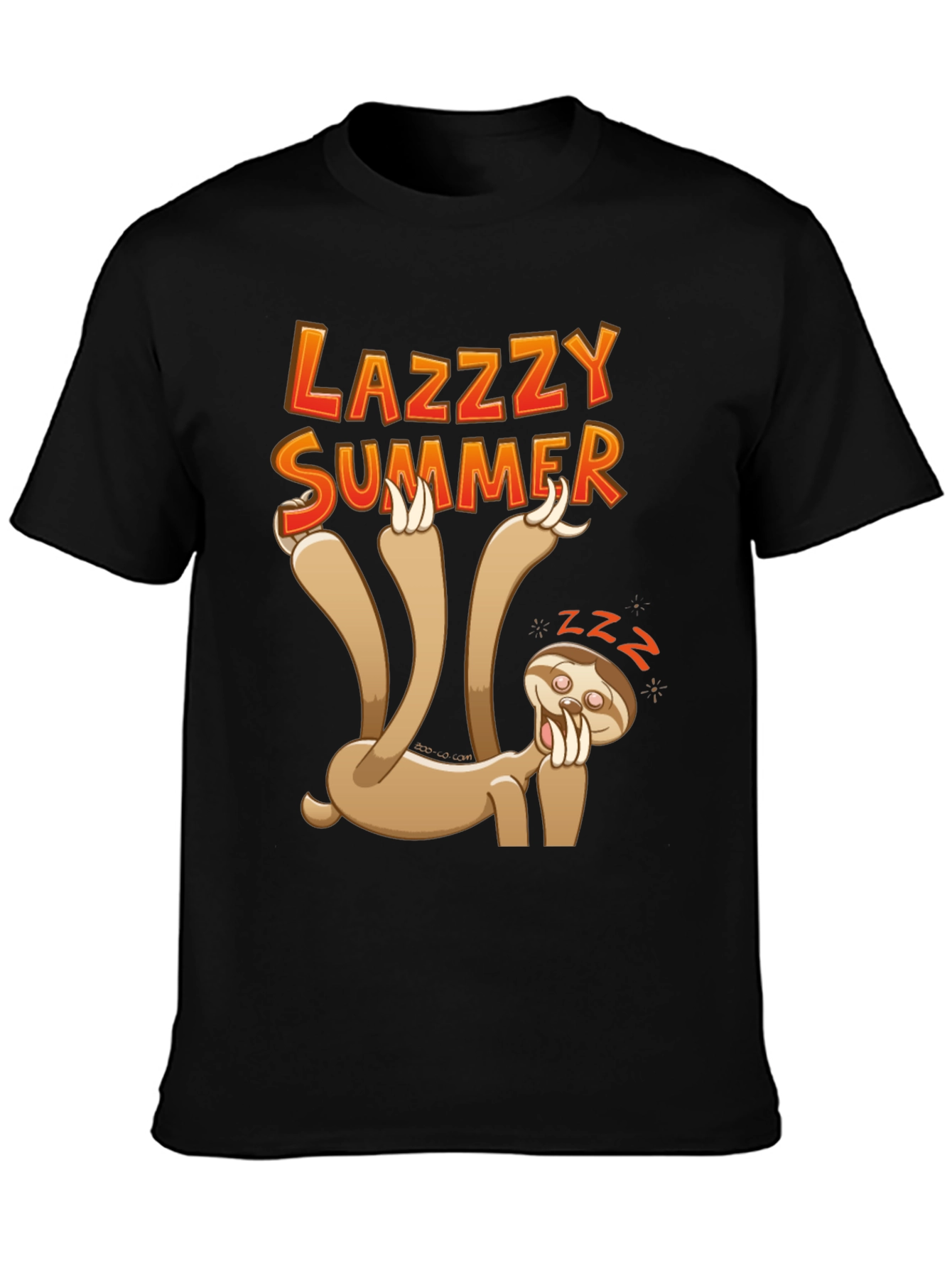 Lazy Summer Sloth T-Shirt - Relaxed Holiday Vibes