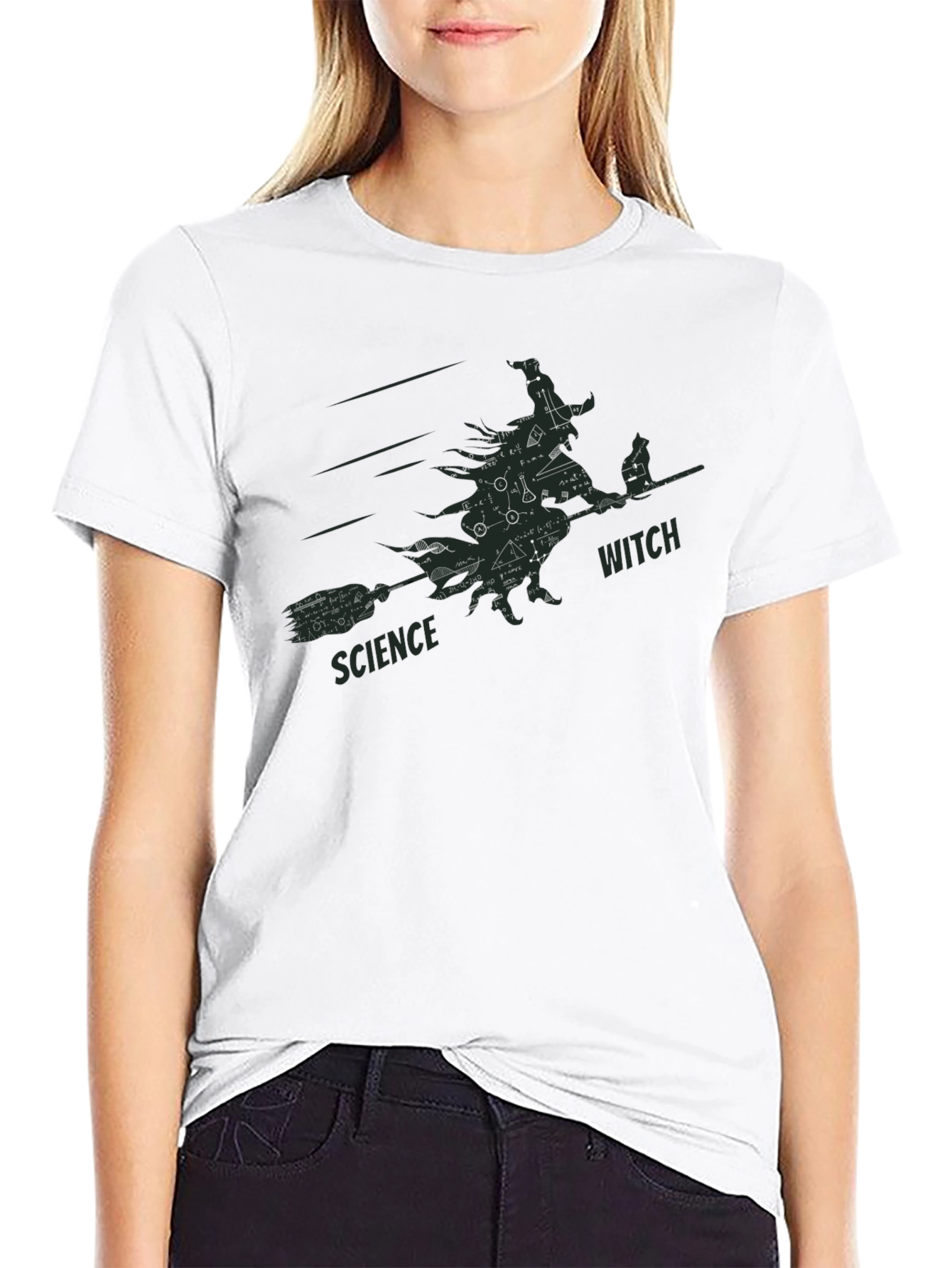 Science Witch T-Shirt - Equations & Humor