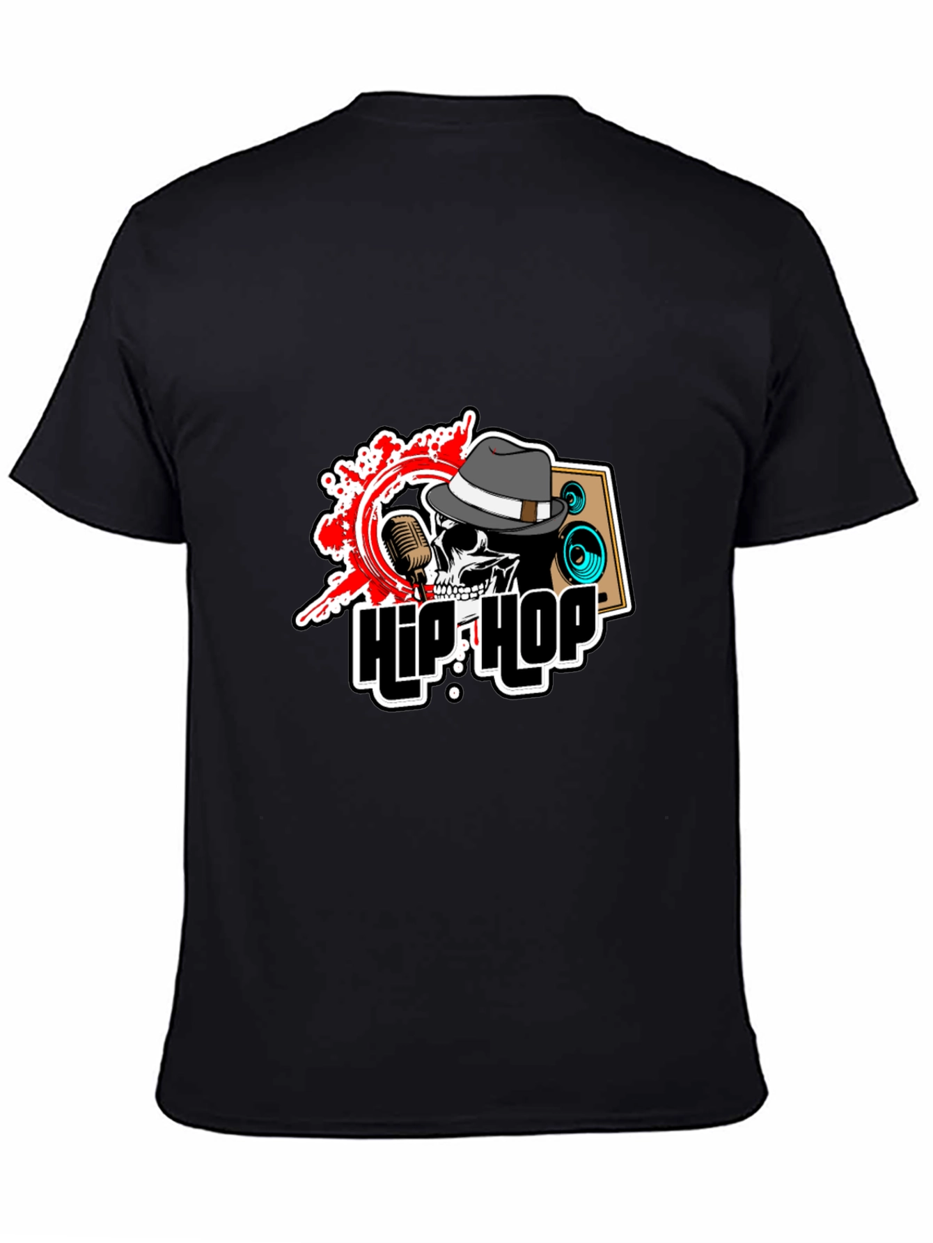 Hip Hop Skull Graphic T-Shirt