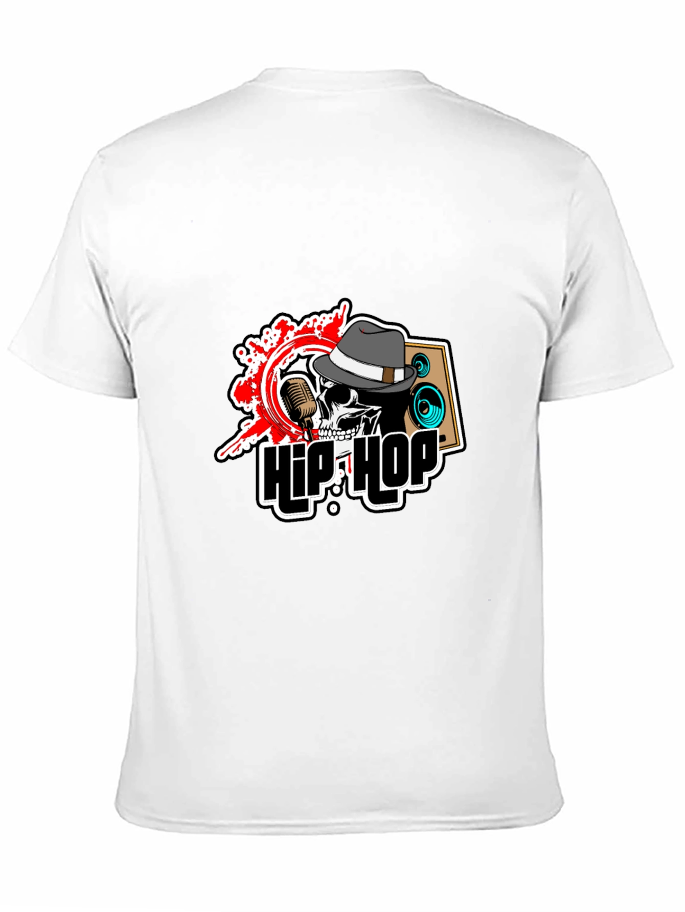 Hip Hop Skull Graphic T-Shirt