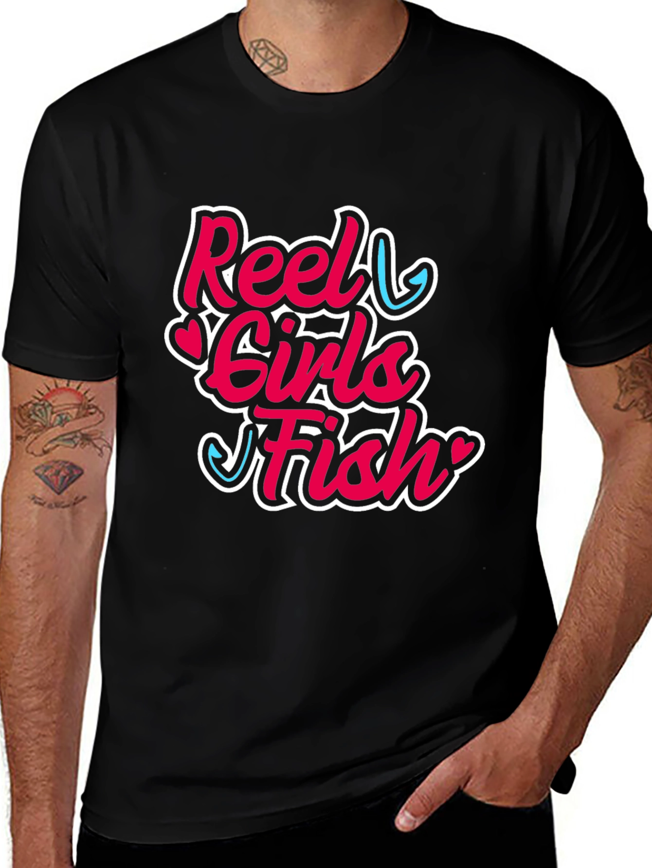 Reel Girls Fish Graphic Tee