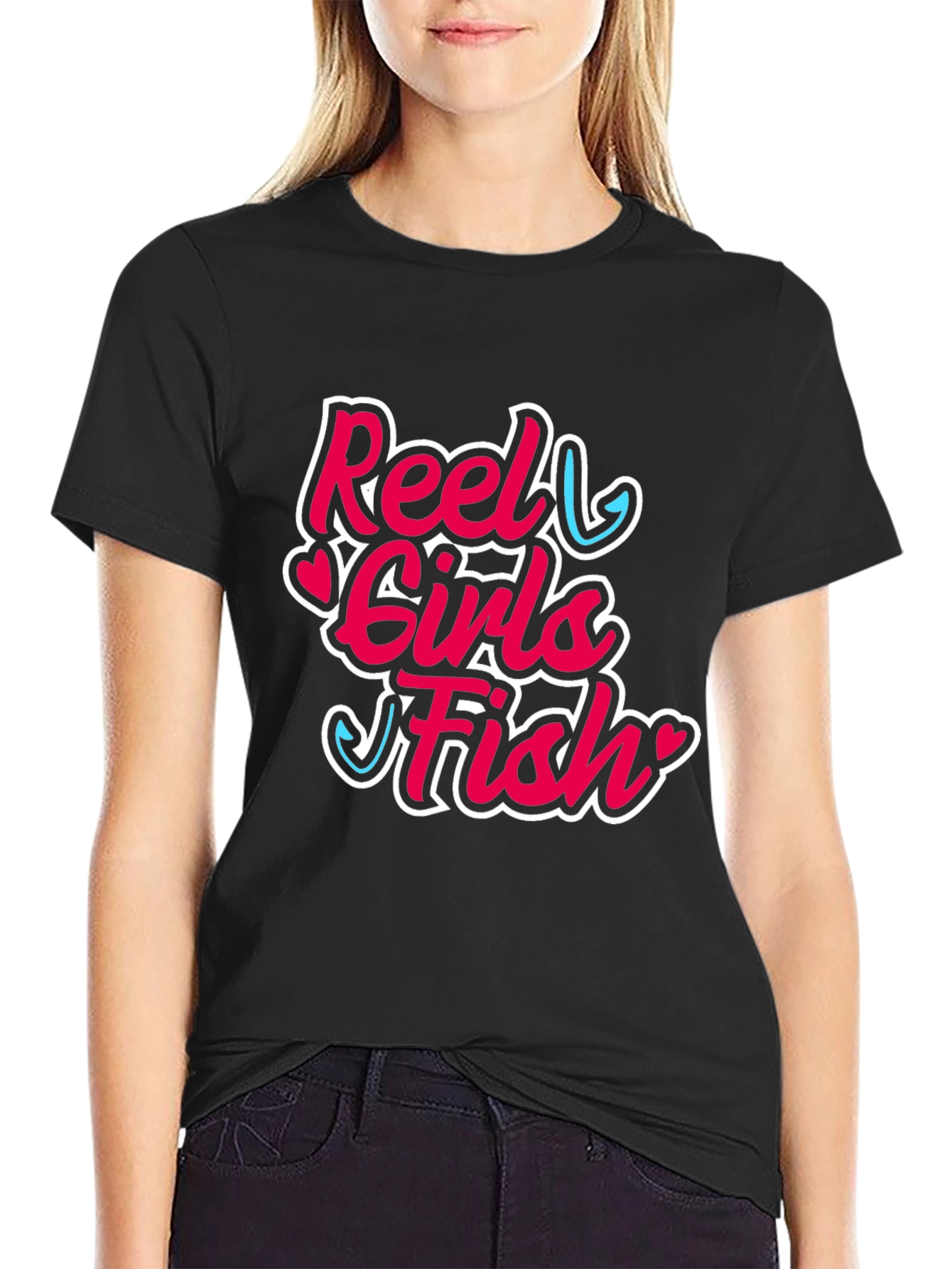 Reel Girls Fish Graphic Tee