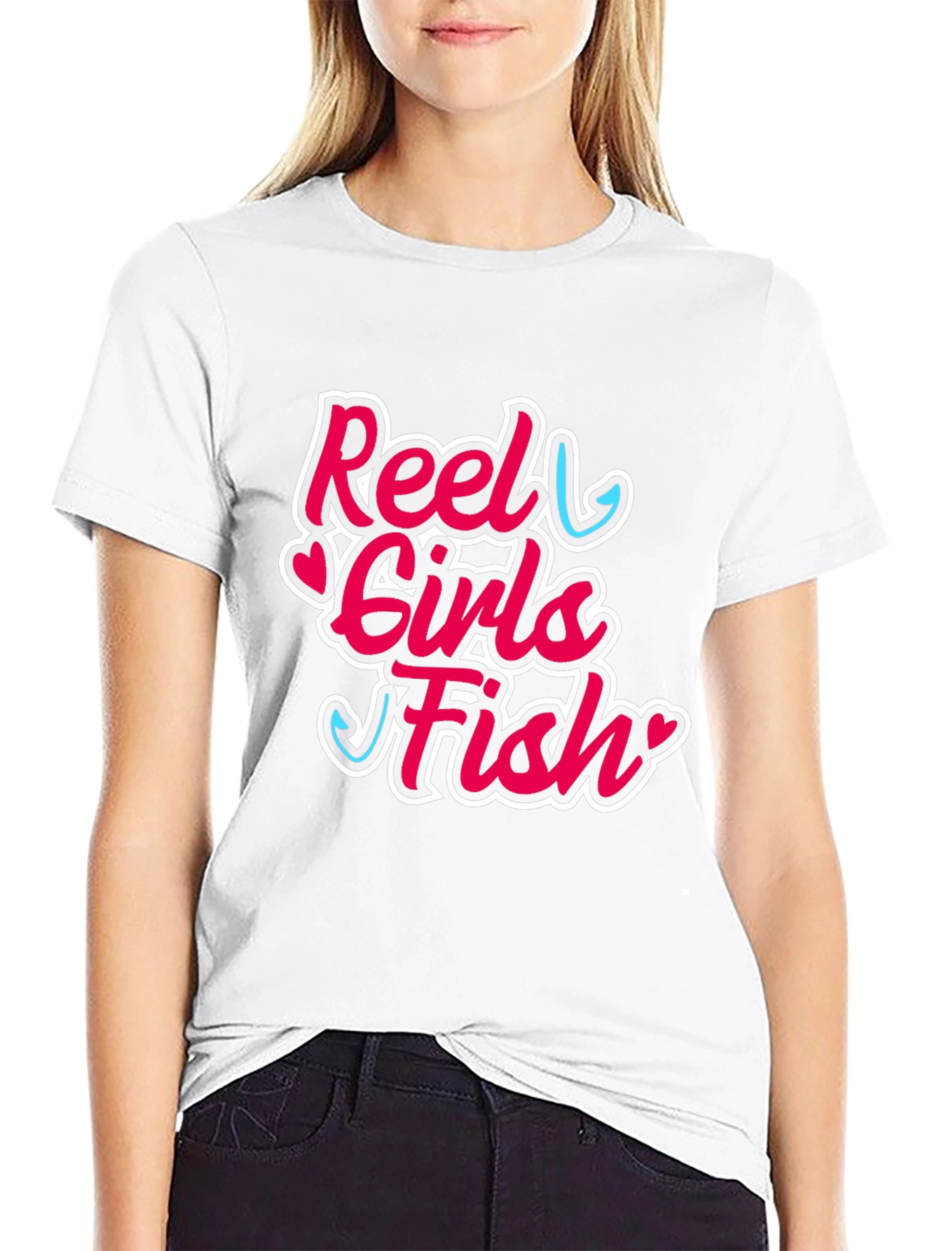 Reel Girls Fish Graphic Tee